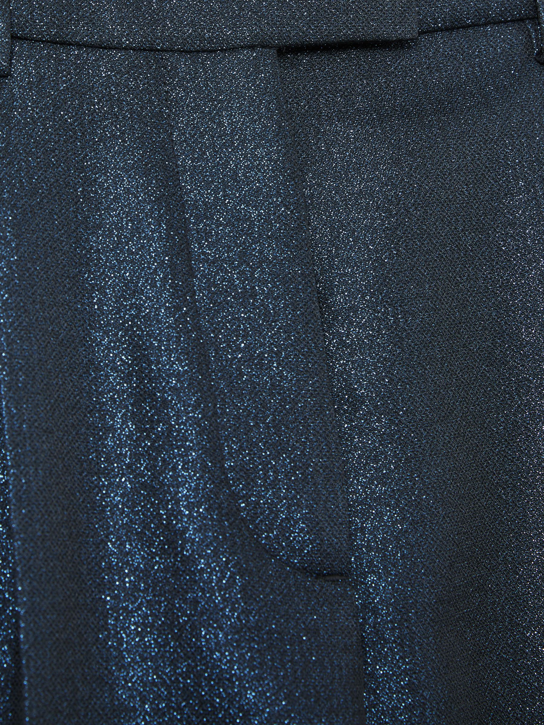 Sparkle Tapered Trousers in Navy