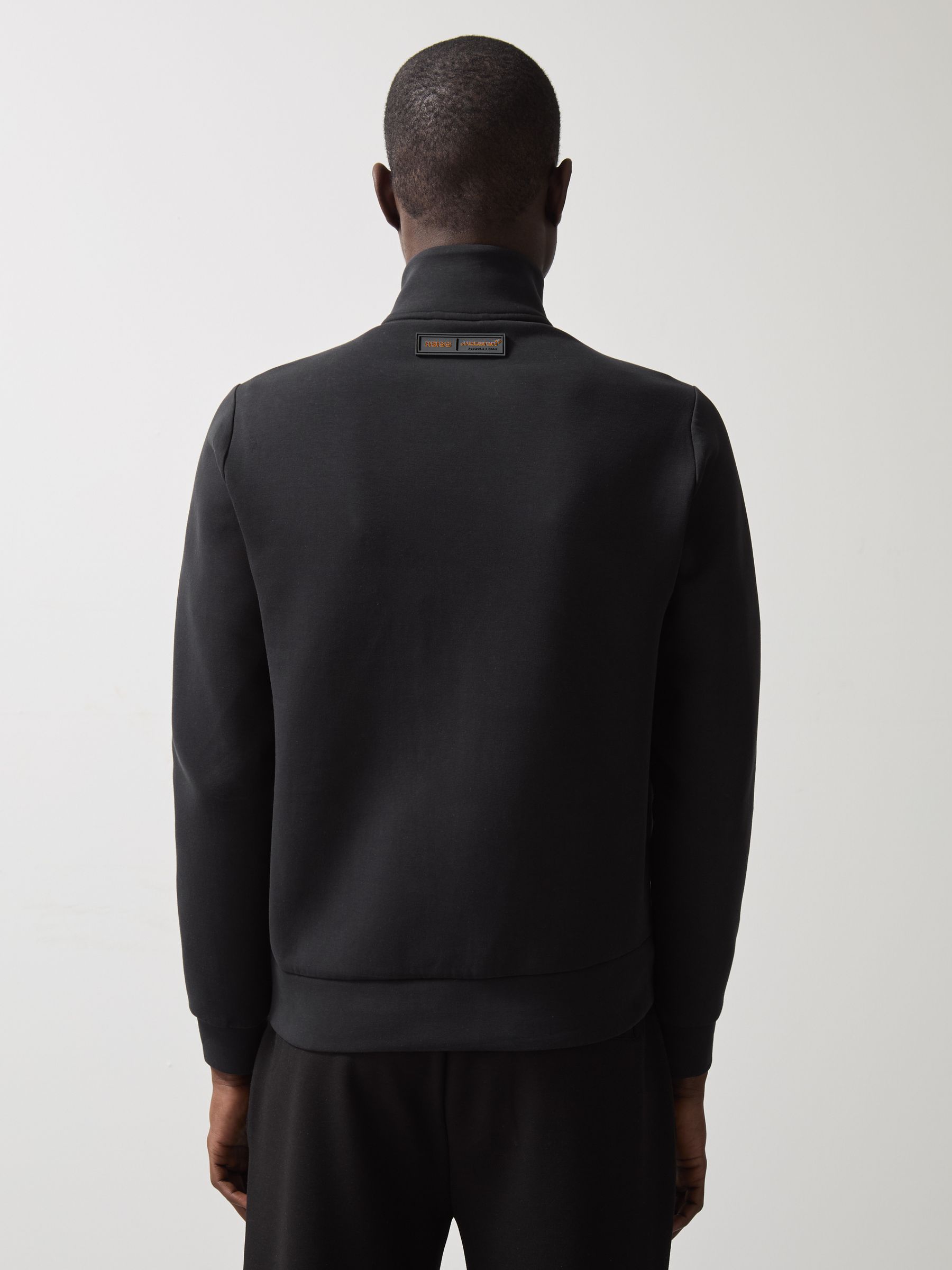 McLaren F1 Team Quilted Hybrid Jacket in Black