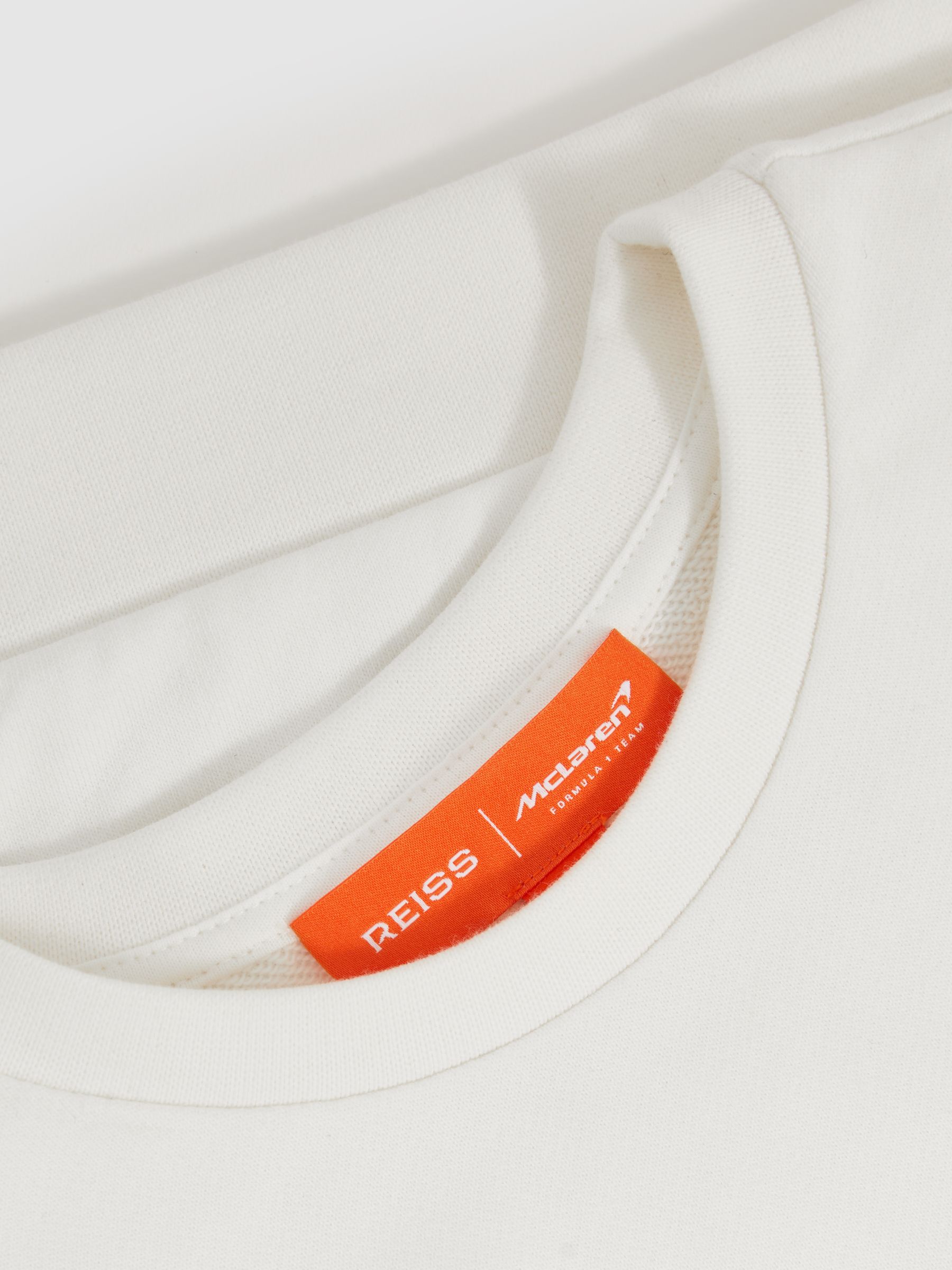9-13 yrs McLaren F1 Team Laurel Print Sweatshirt in White