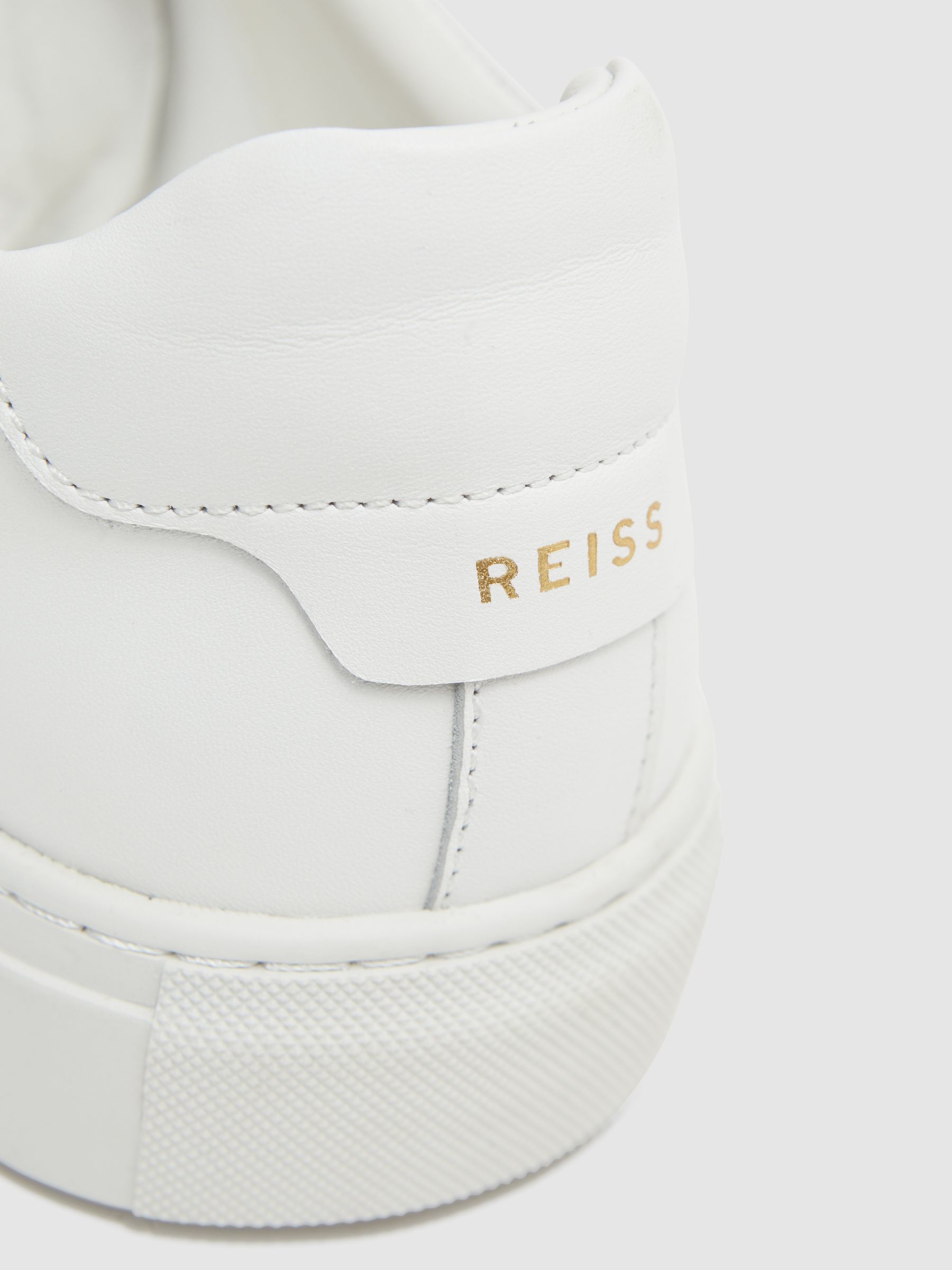 Leather Low-Top Trainers in White