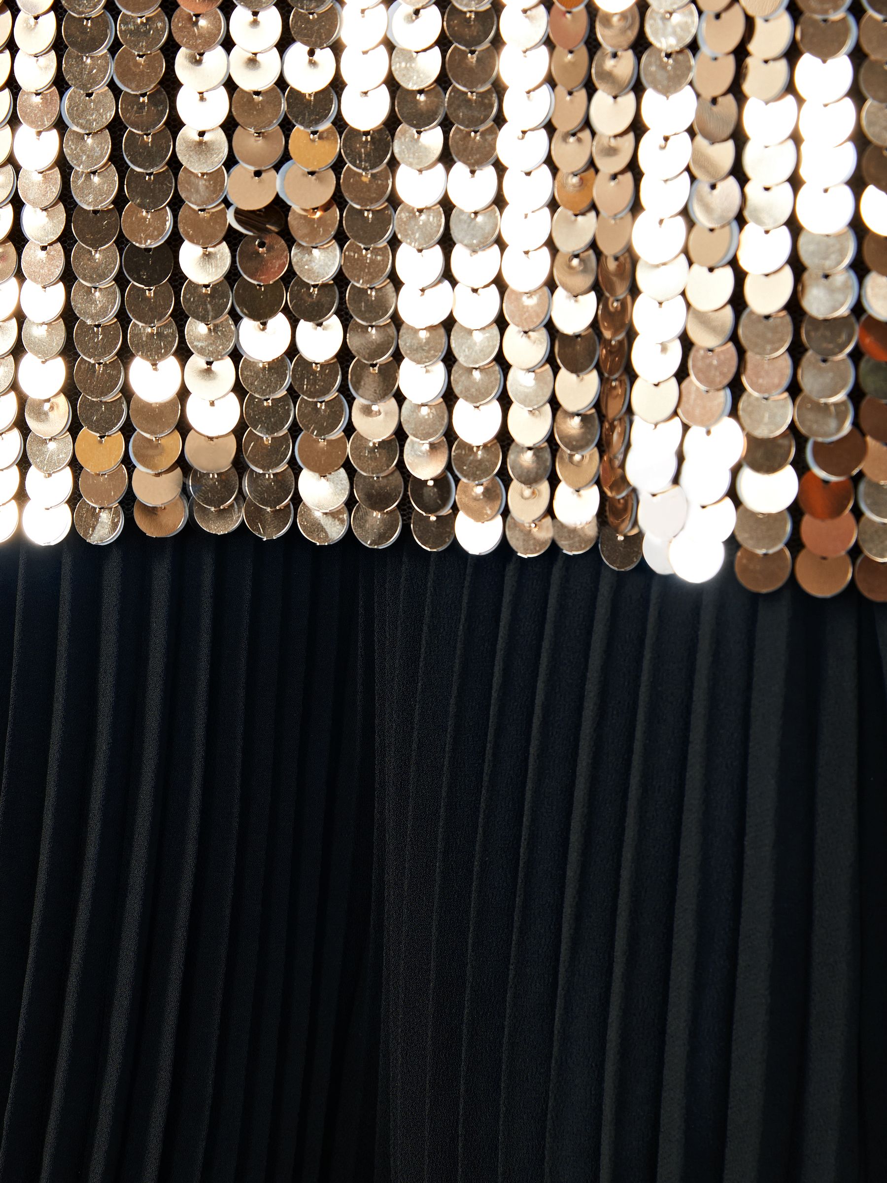 9-13 yrs Sequin T-Shirt Dress in Gold