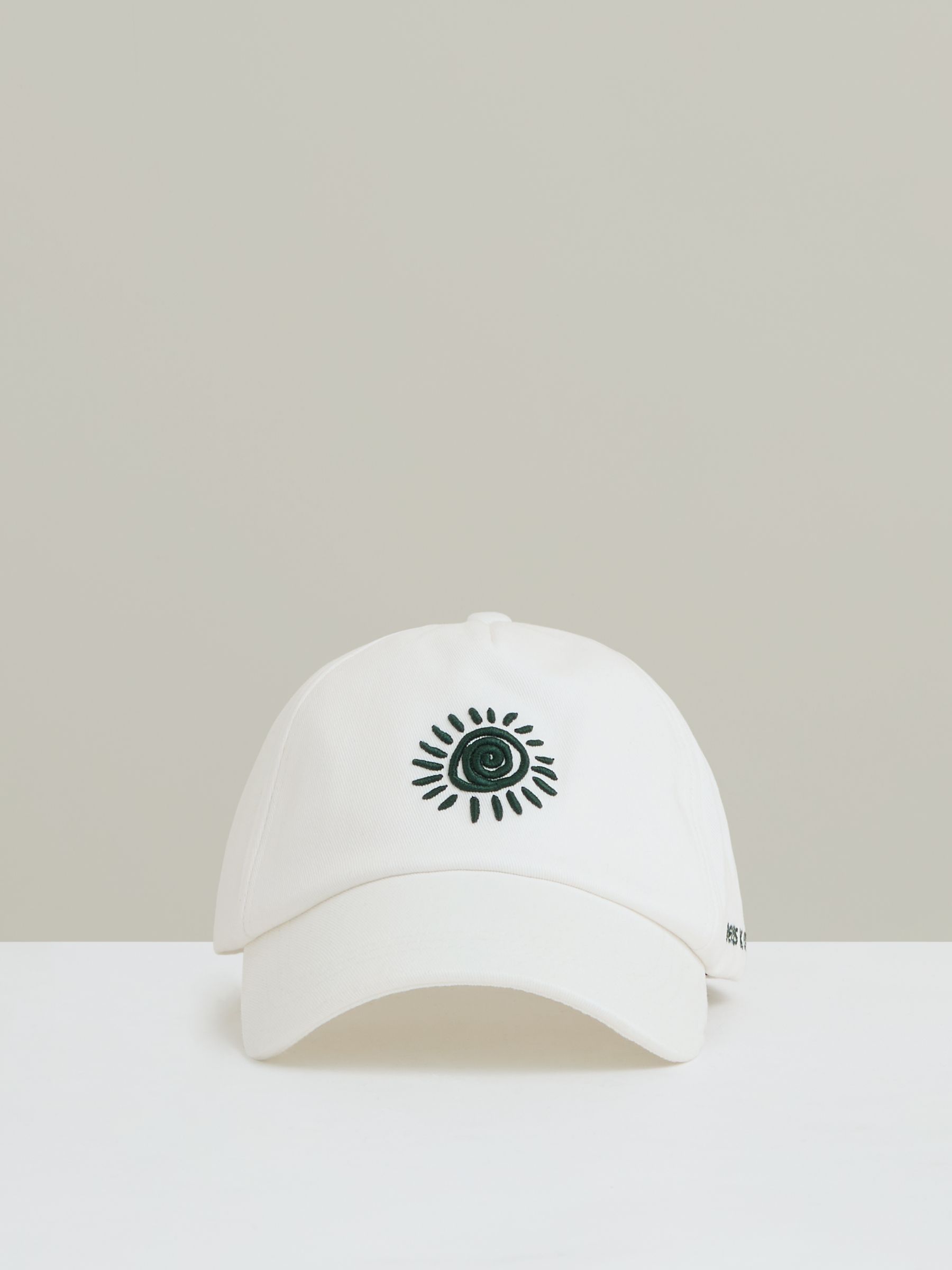 Reiss | Ché Sun-Embroidered Cap in White