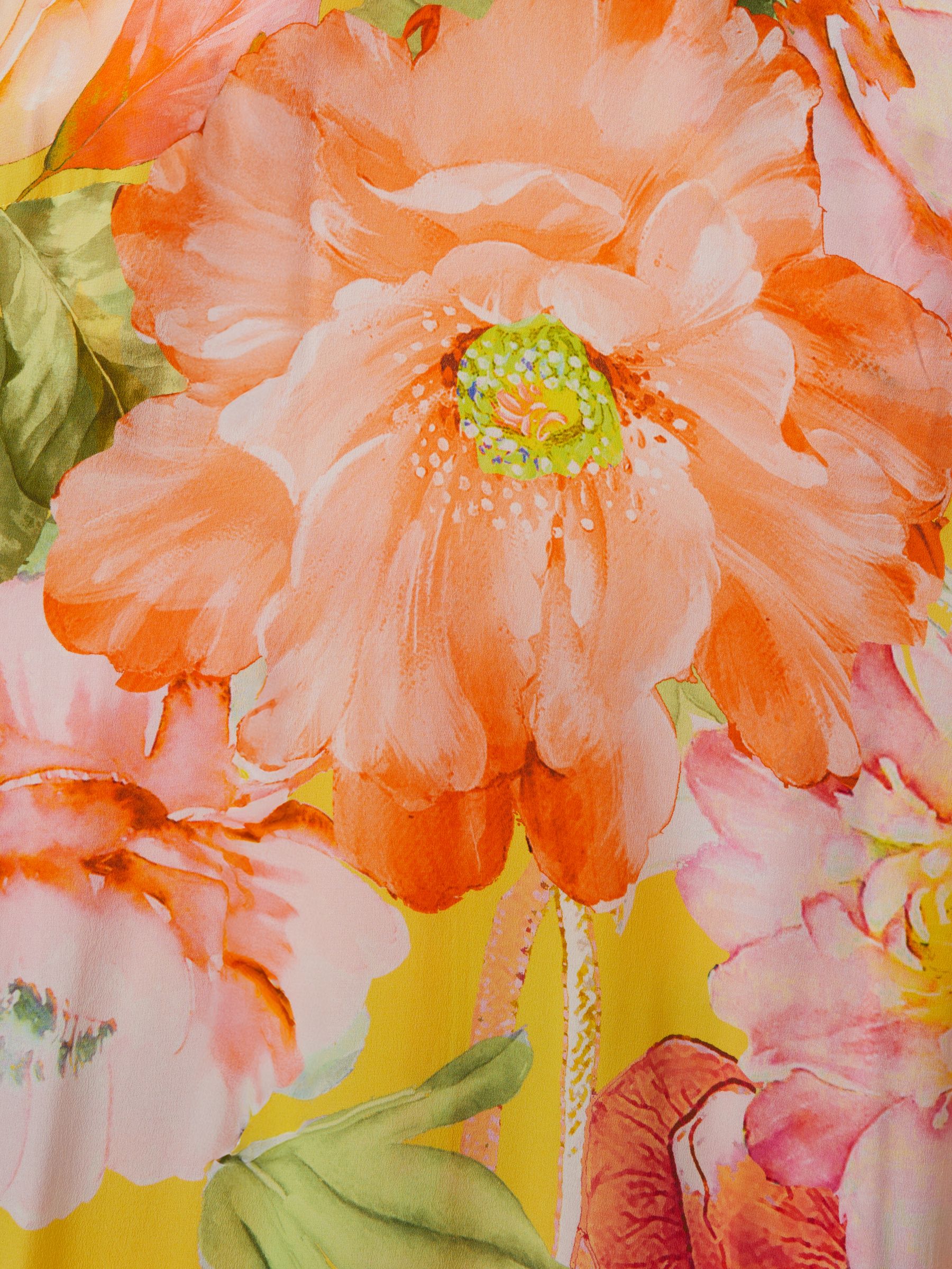 Raishma Silk Halter Neck Midi Dress in Pale Yellow