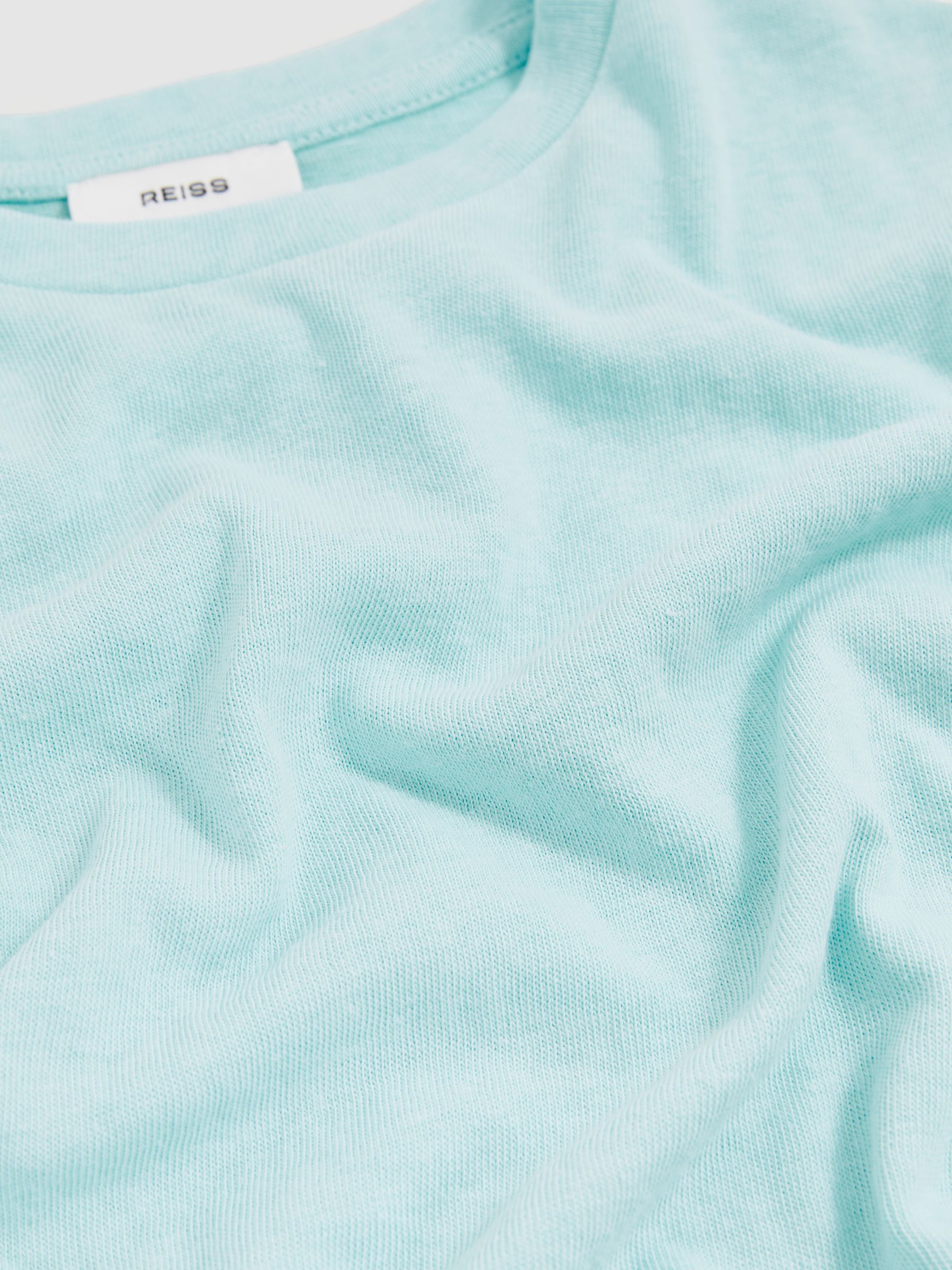 4-9 yrs Oversized Cotton-Blend T-Shirt in Blue