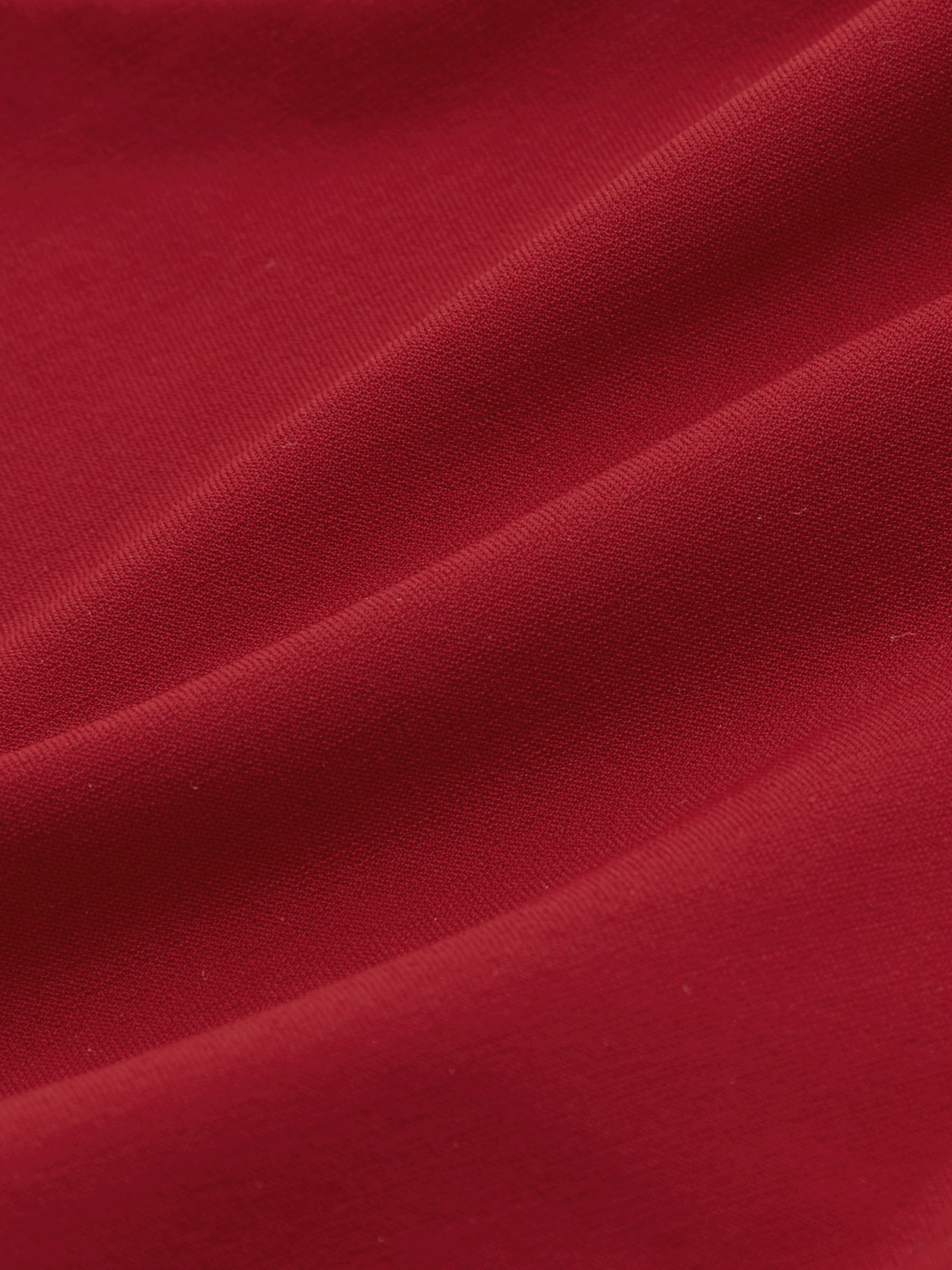 Fixed-Side Bikini Bottoms in Dark Red