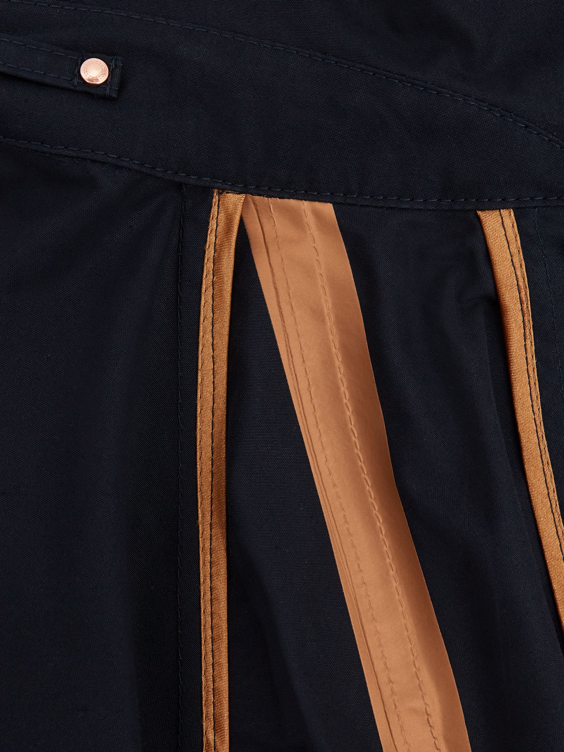 Private White Mid-Length Trench Coat in Navy