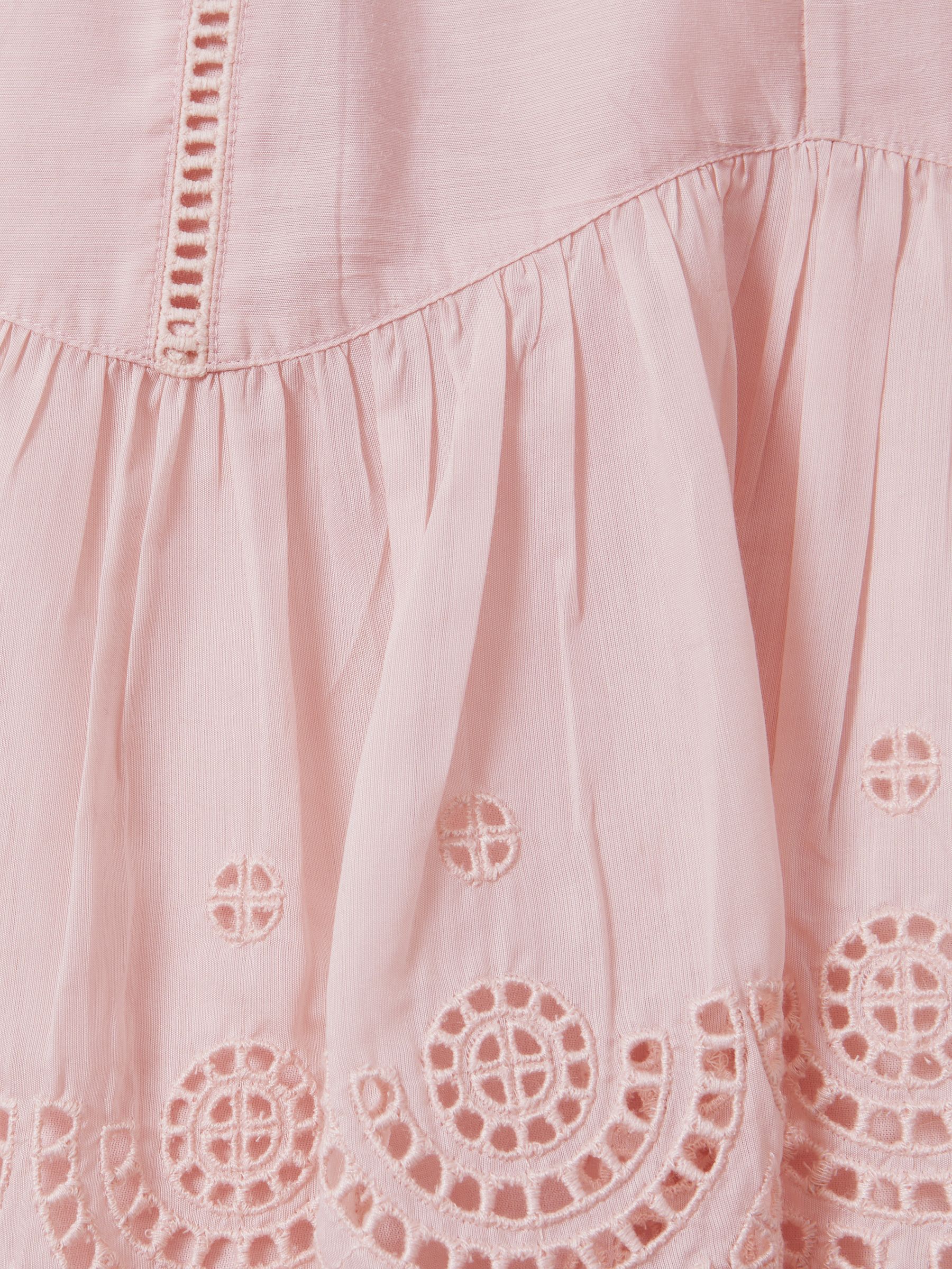 Senior Broderie Skirt in Pink