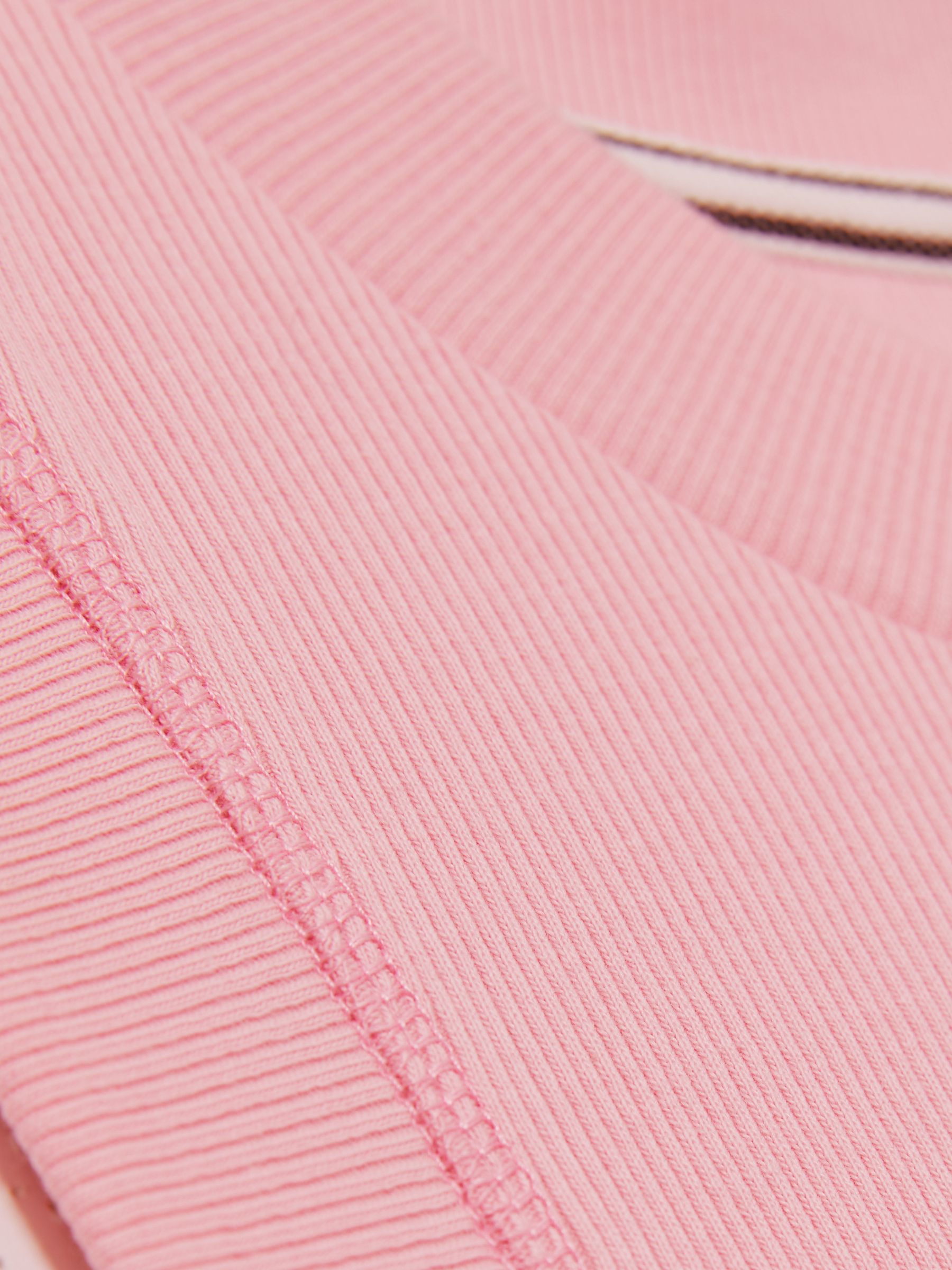 Stretch-Cotton Ribbed Vest in Pink