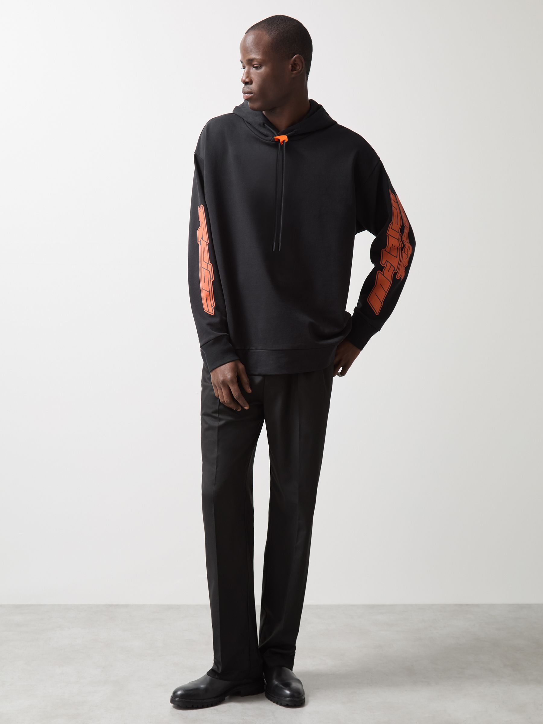 McLaren F1 Team Oversize Toggle Hoodie Unisex Fit in Black