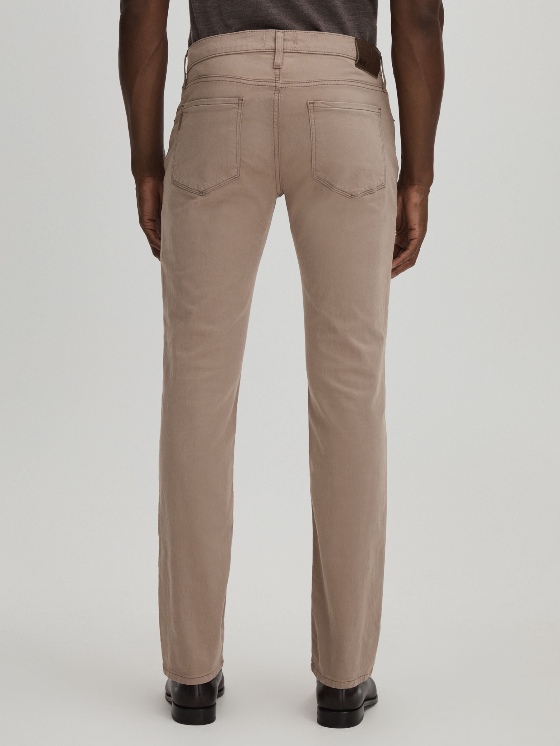 Paige Straight Leg Jeans in Cocoa