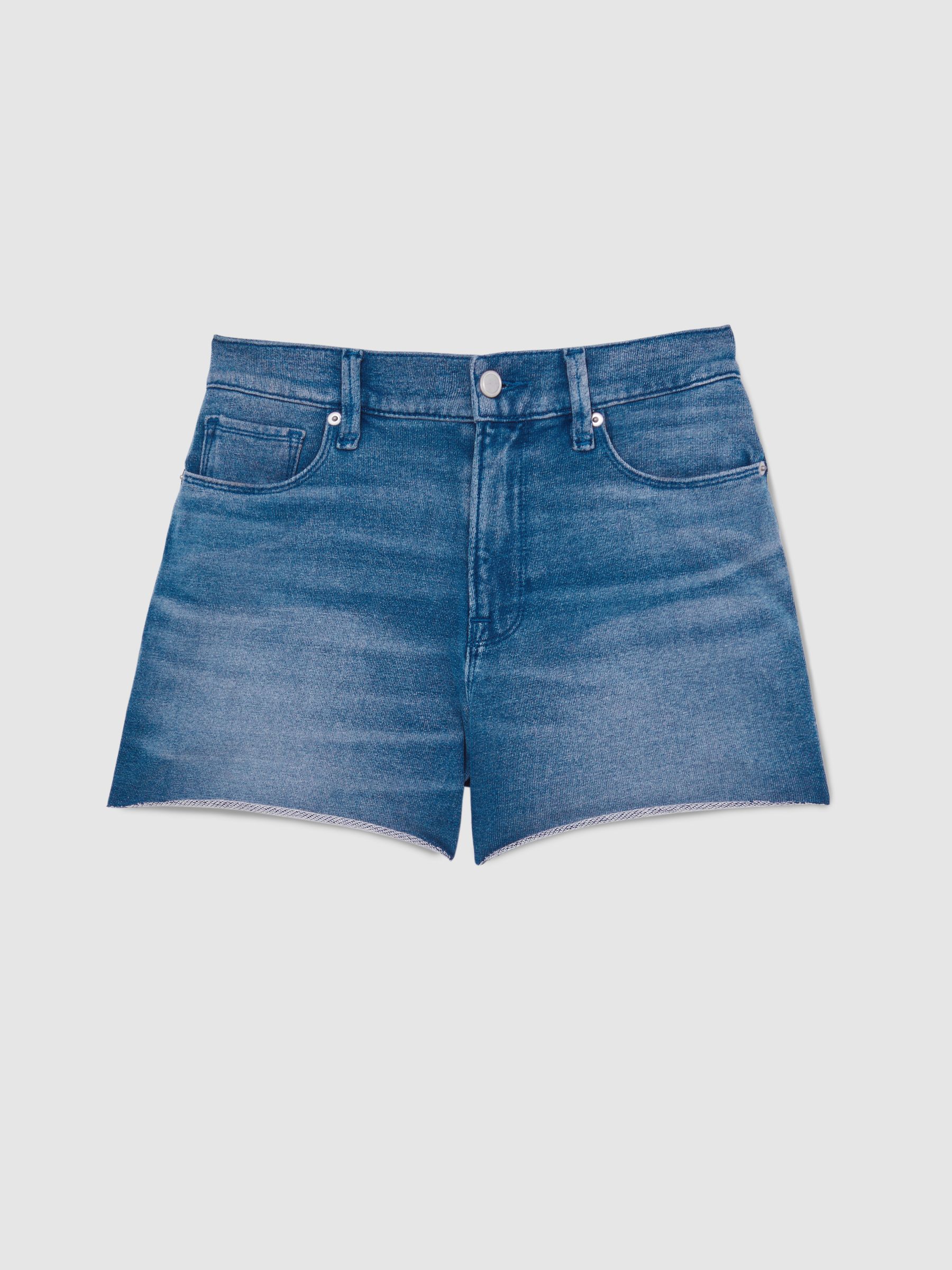 100% Cotton Shorts in Indigo Blue