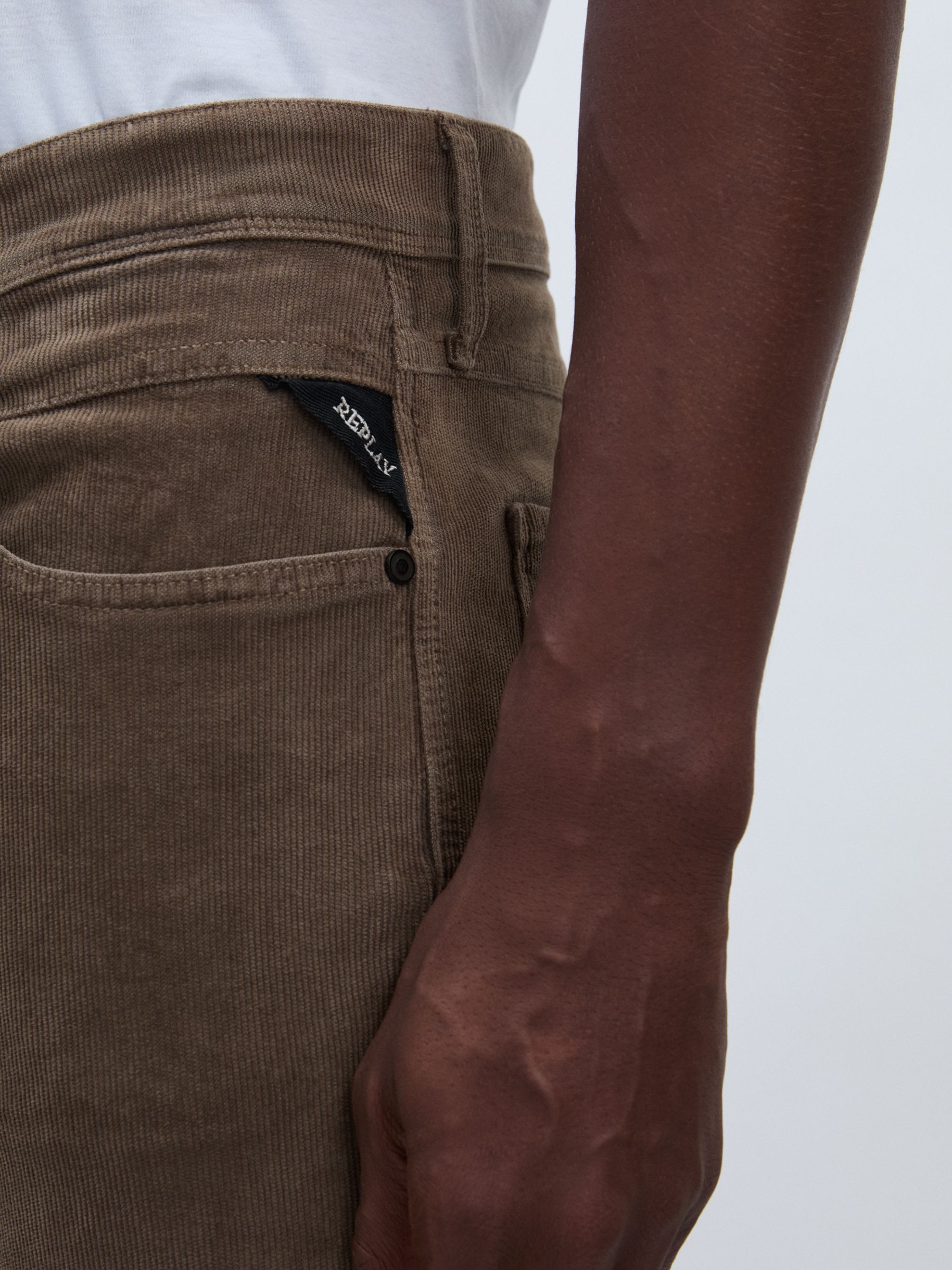 Replay Slim Fit Jeans in Biscuit