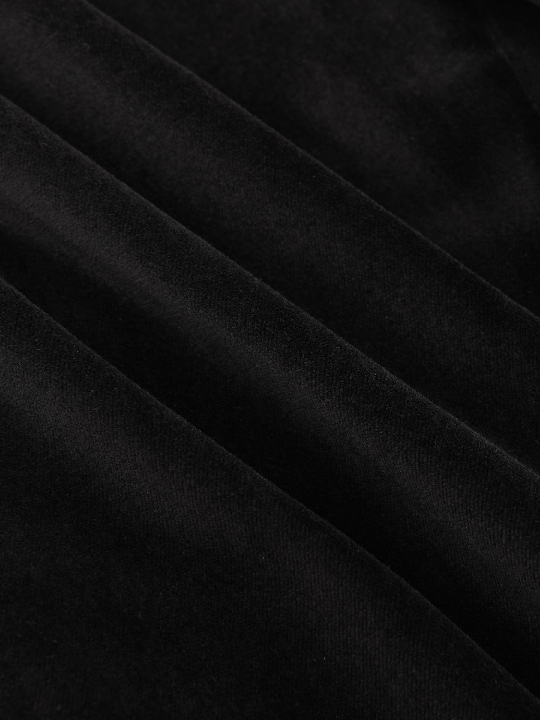 Double-Breasted Velvet Blazer Regular-Fit in Black