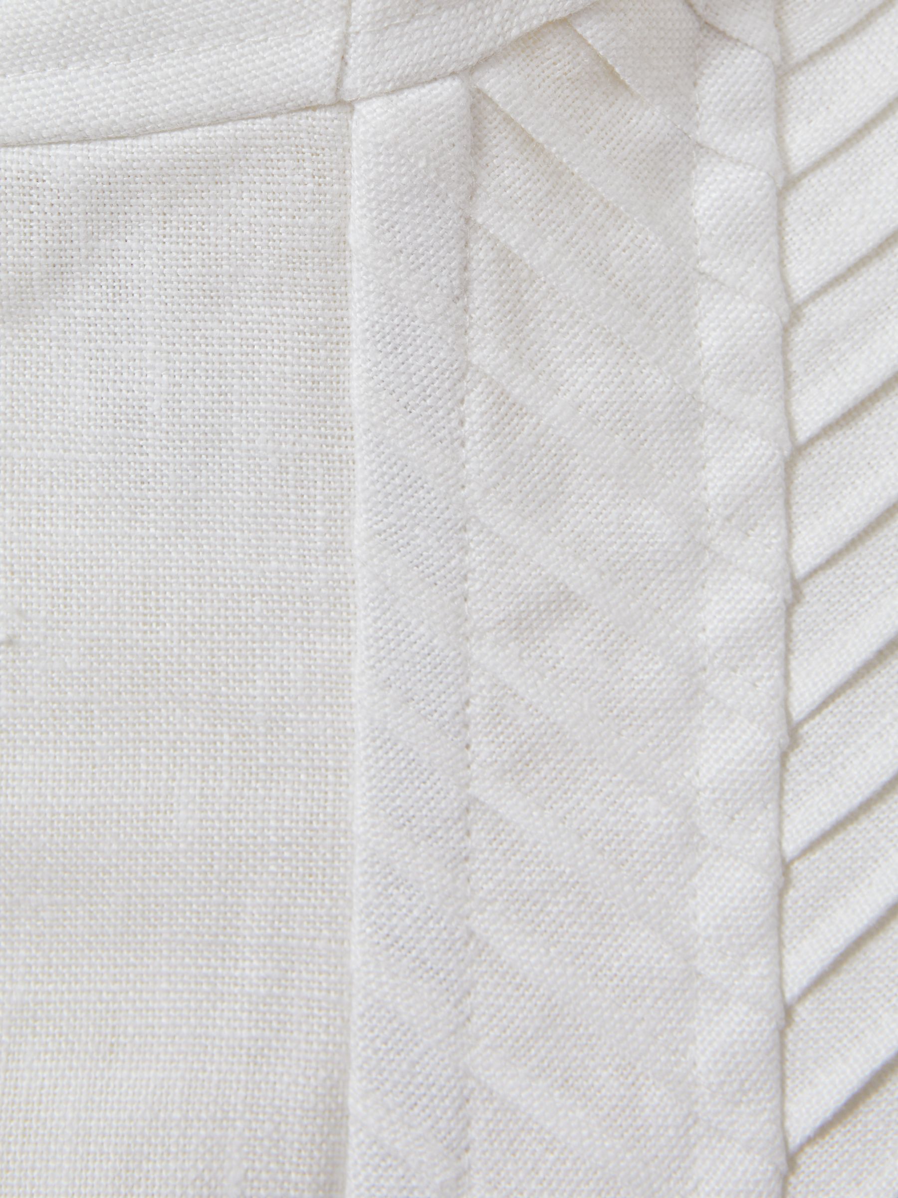 Linen Corset Vest in Cream