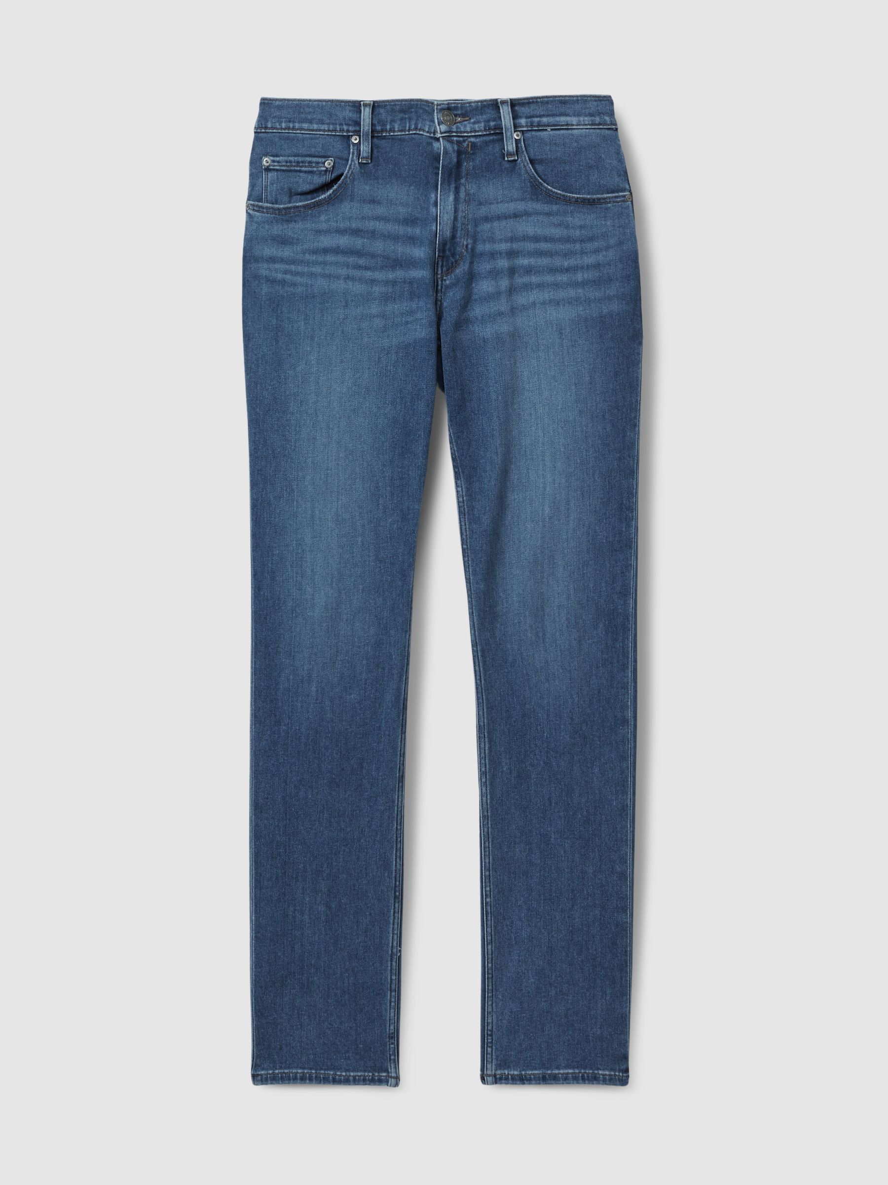 Paige Straight Leg Jeans in Atwell Blue