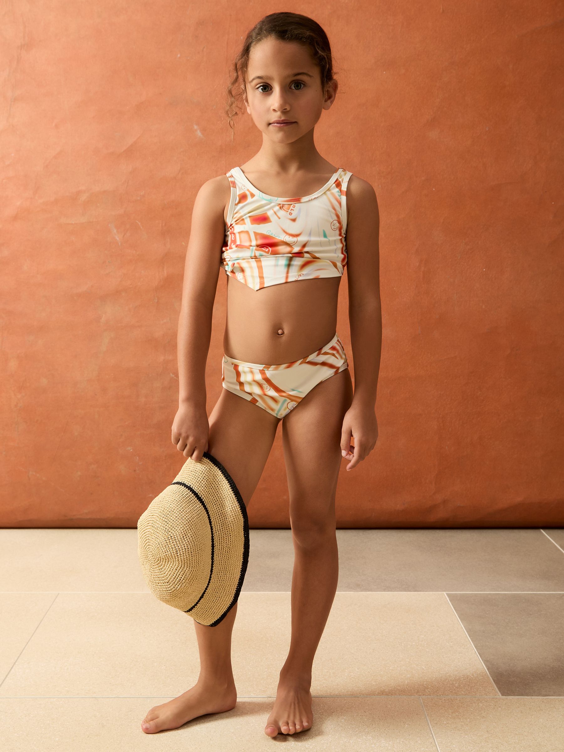 9-13 yrs SmileyWorld | Reiss Printed Bikini Set in Multi