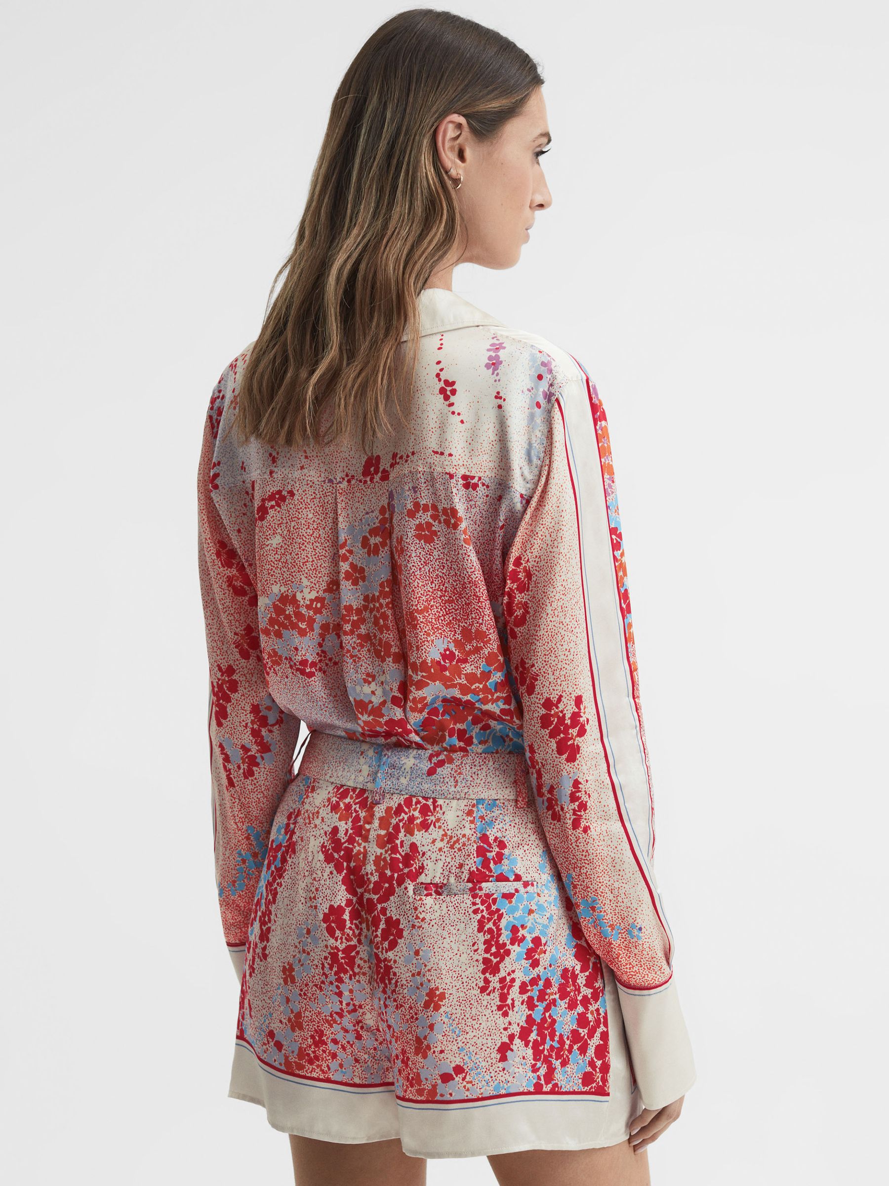 Printed Long Sleeve Shirt in Multi