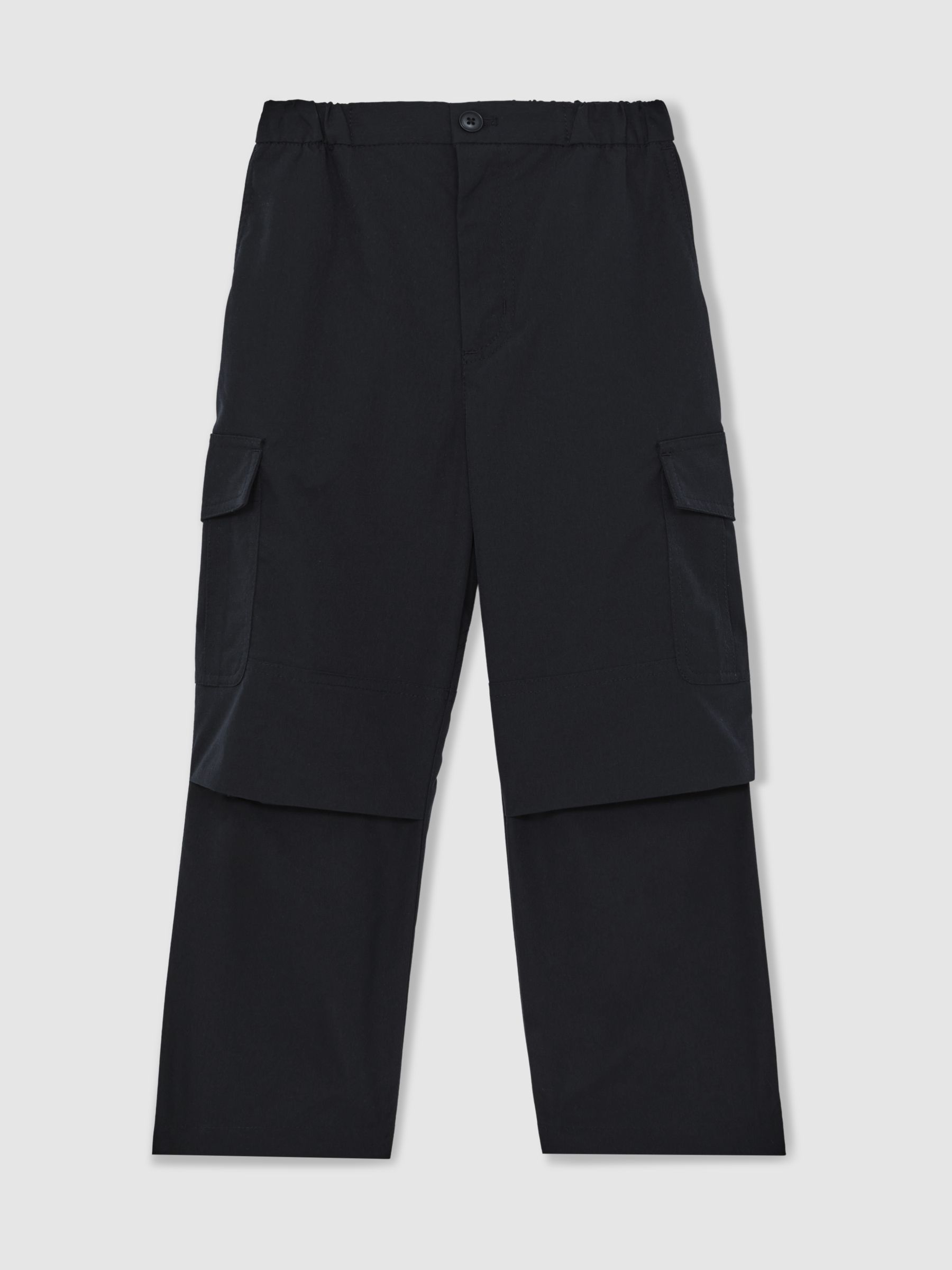 9-13 yrs Technical Straight Leg Cargo Trousers in Navy