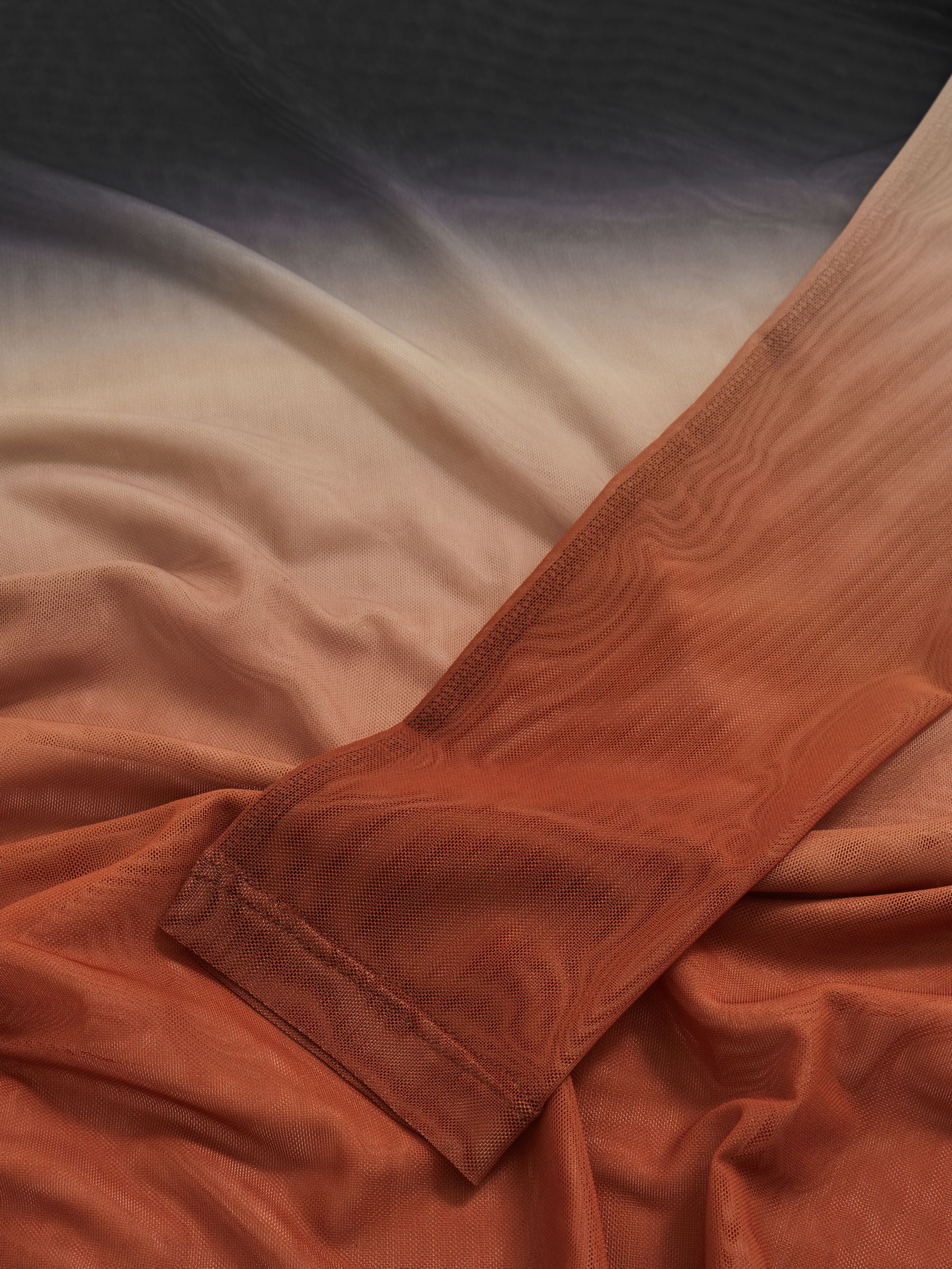 McLaren F1 Team Ombré Mesh Maxi Dress in Multi