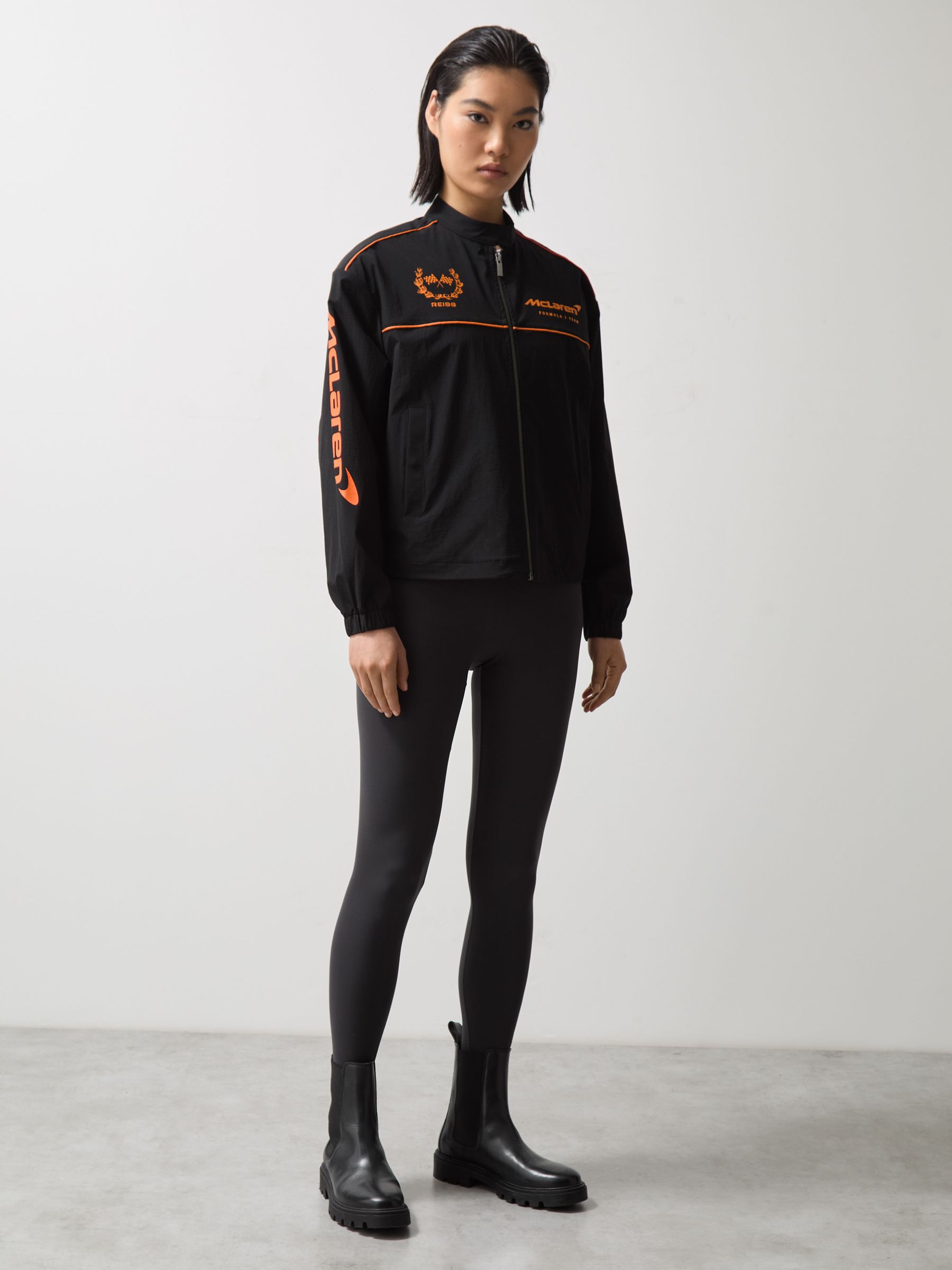 McLaren F1 Team Technical Logo Jacket in Black