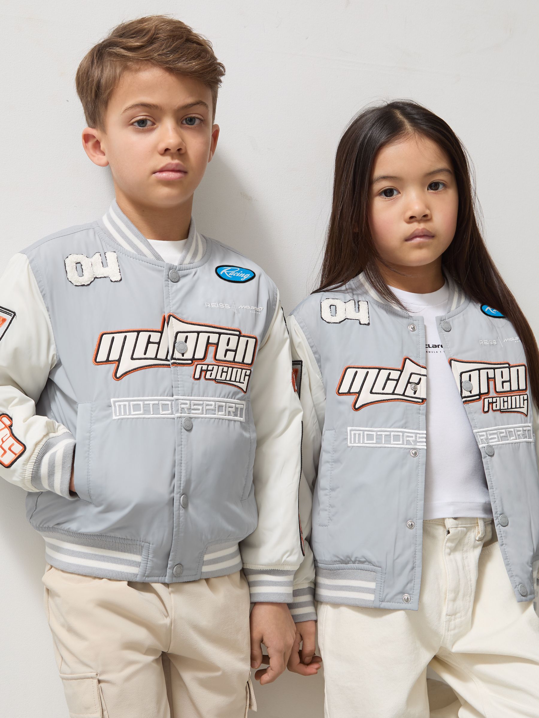 3-9 yrs McLaren F1 Team Bomber Jacket Unisex Fit in Blue Tones