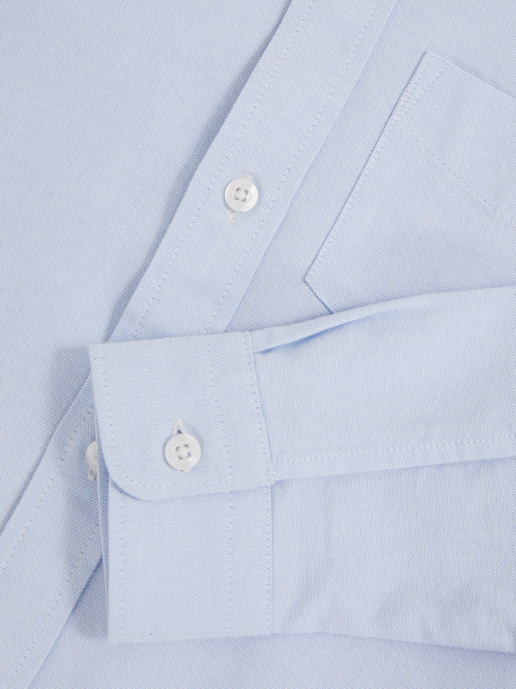 9-13 yrs Button Down Oxford Shirt in Soft Blue