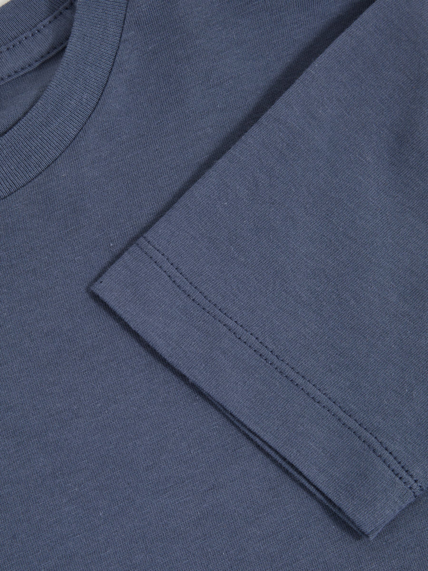 3-9 yrs Crew Neck T-Shirt in Ocean Blue