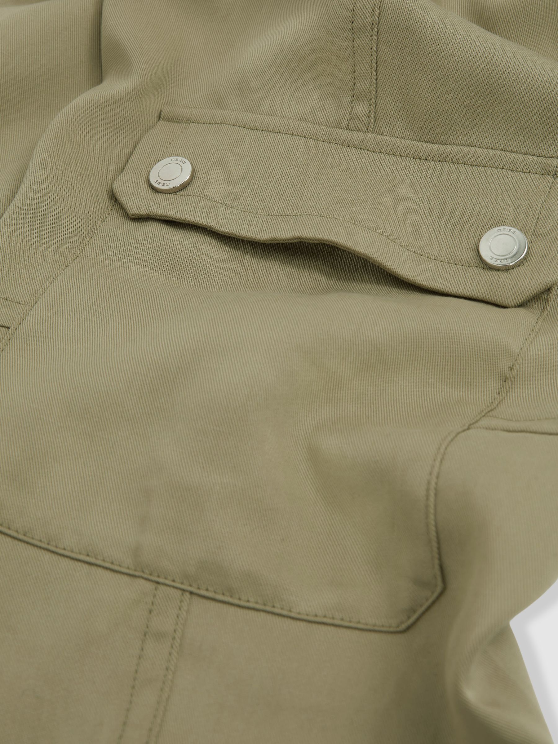 4-9 yrs Lyocell-Linen Cargo Trousers in Khaki