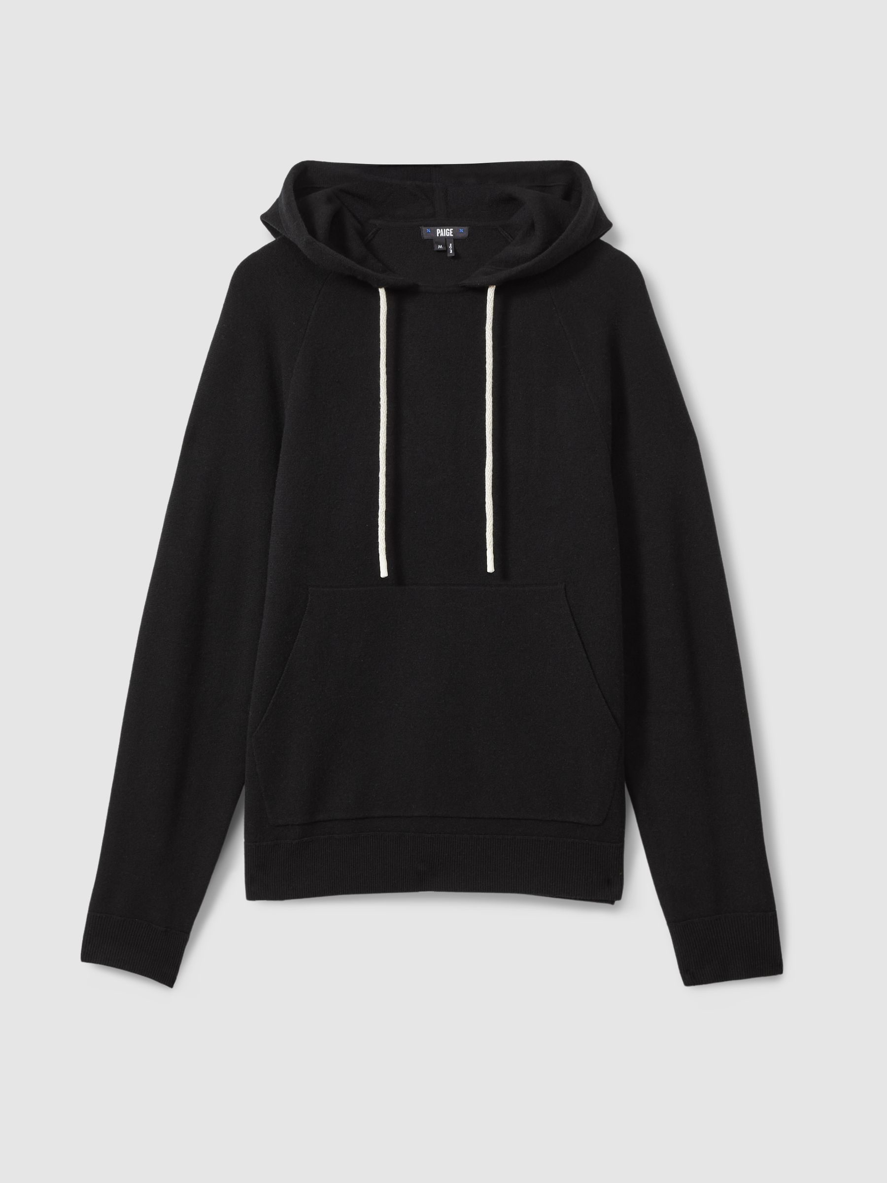 Paige Drawstring Hoodie in Black