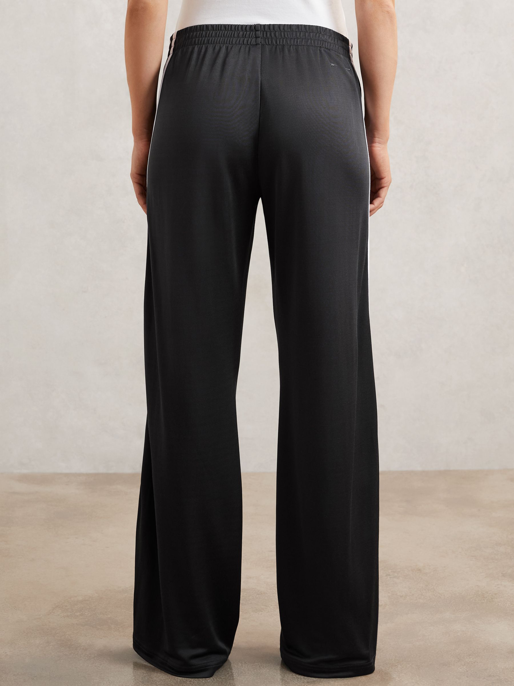 Side-Stripe Jersey Joggers in Grey