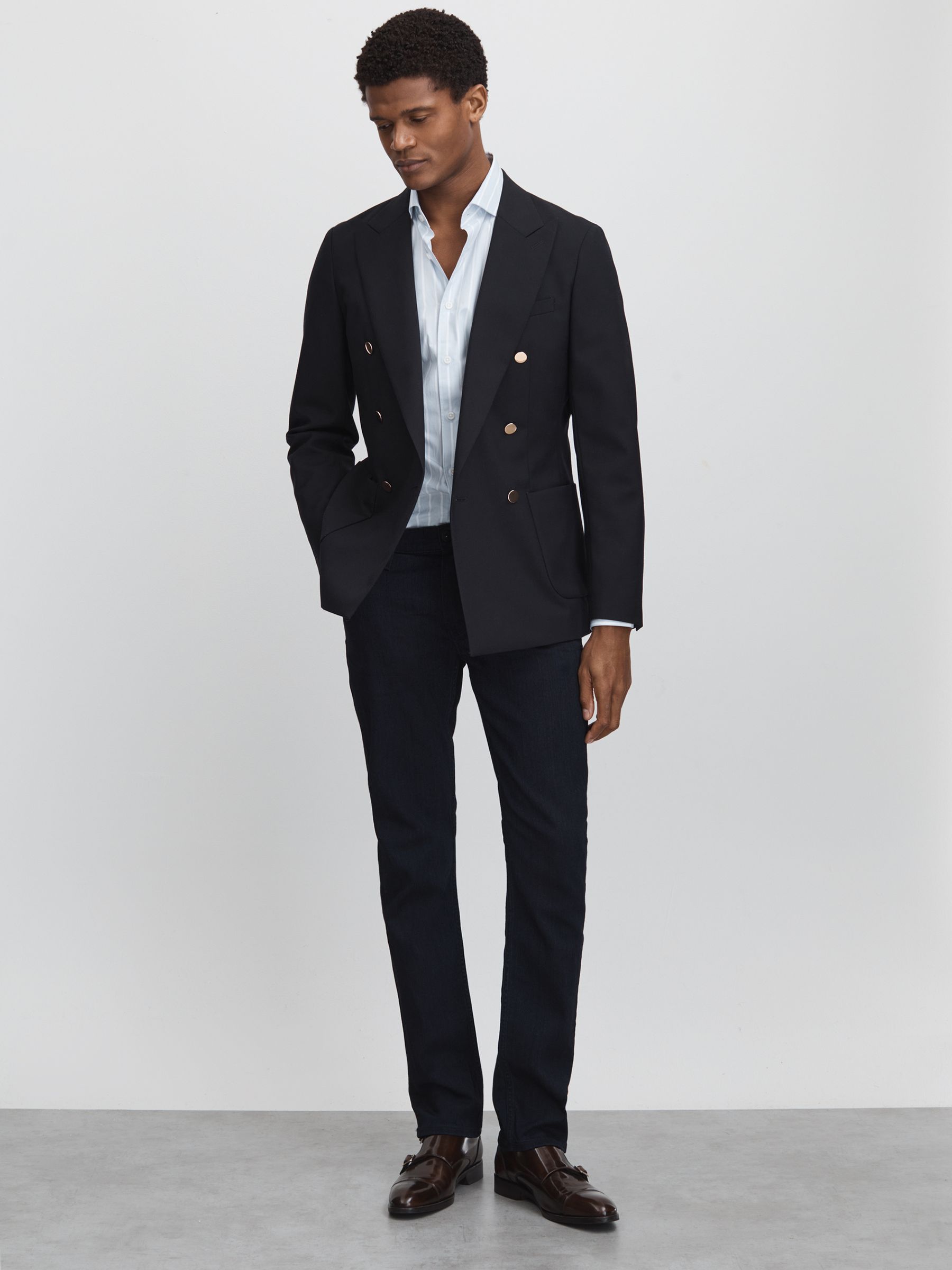 Paige Slim Fit Jeans in Inkwell