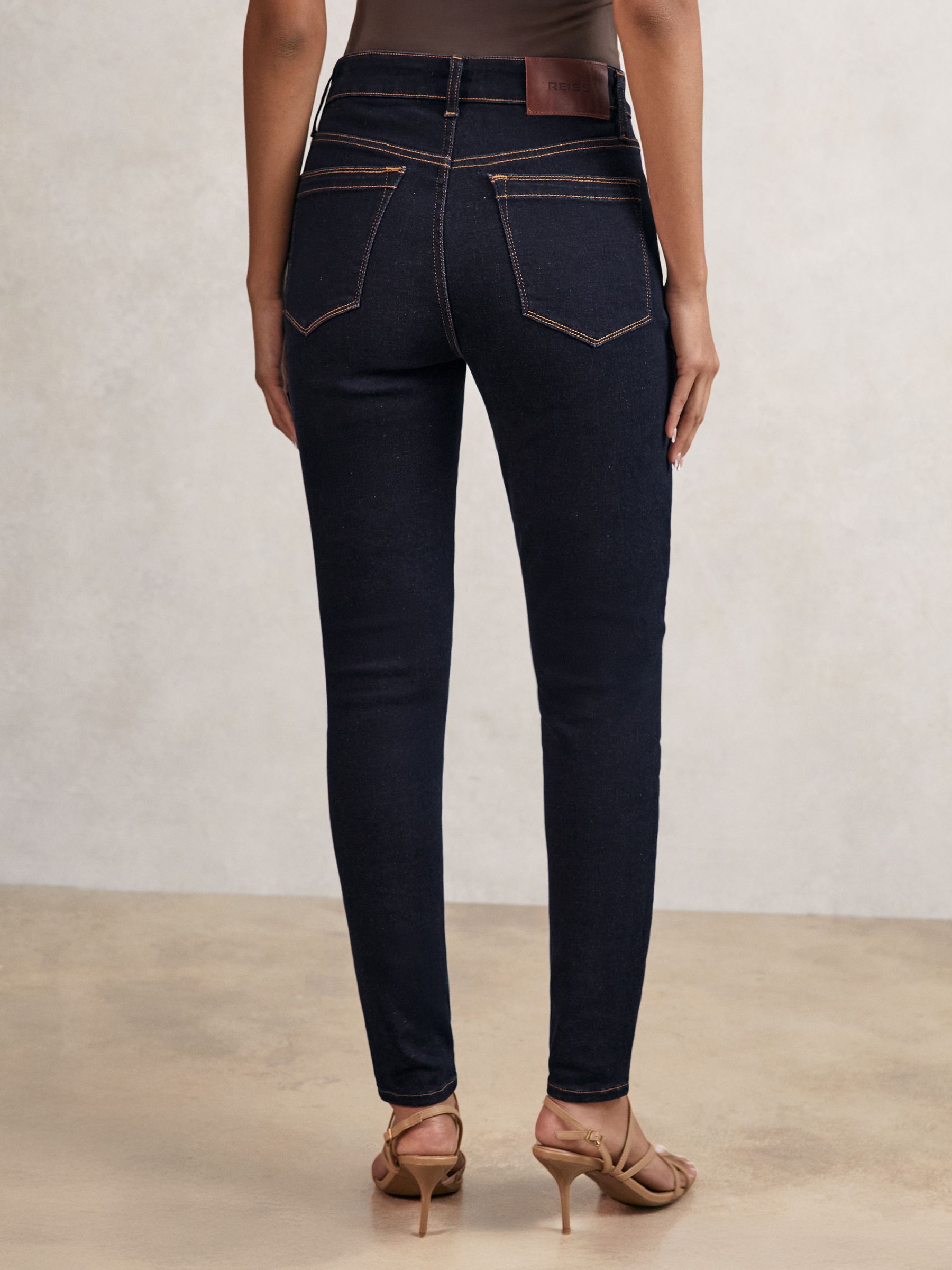 Petite Skinny Jeans in Dark Blue