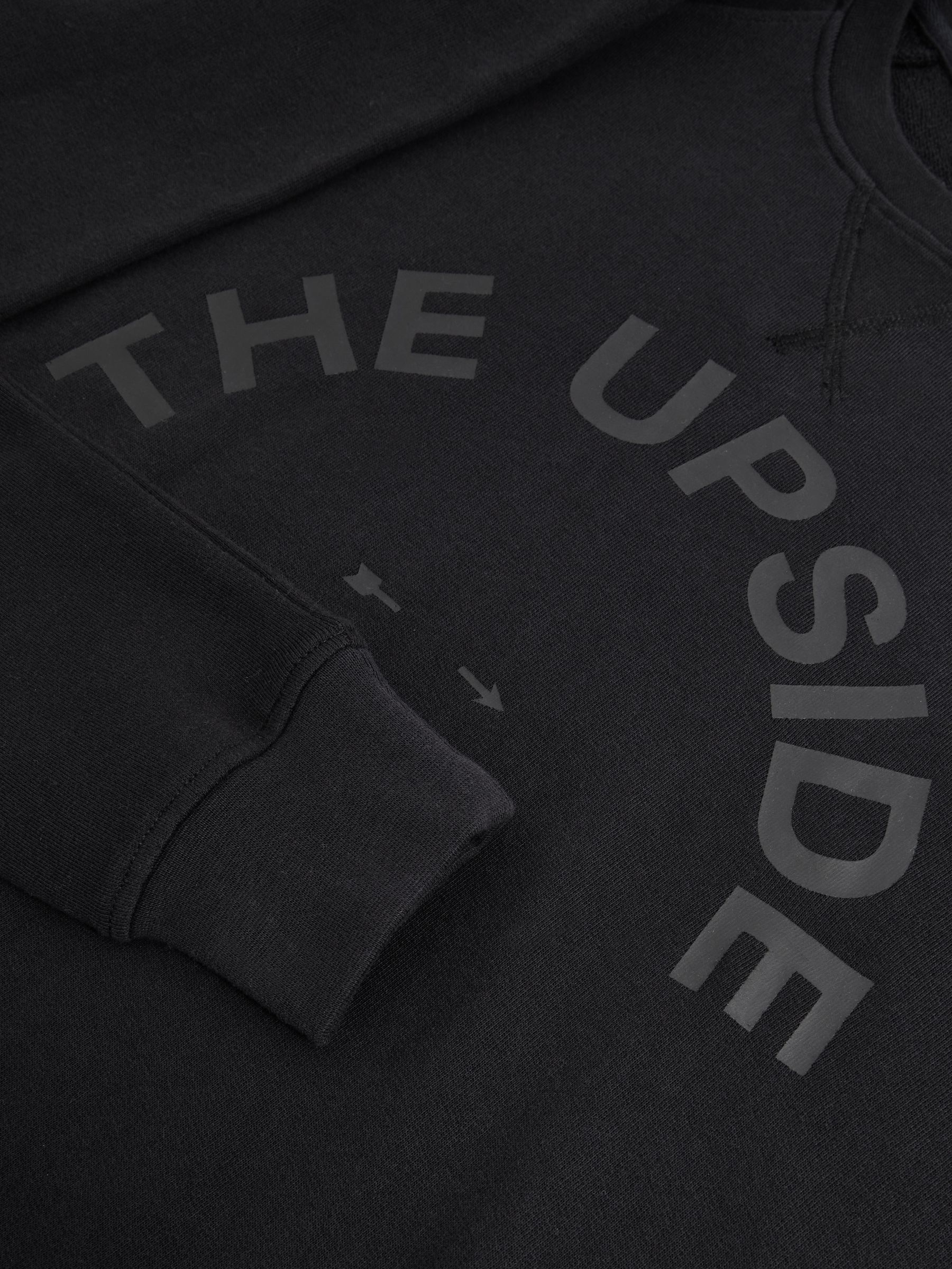 The Upside Cotton Logo Sweatshirt in Black
