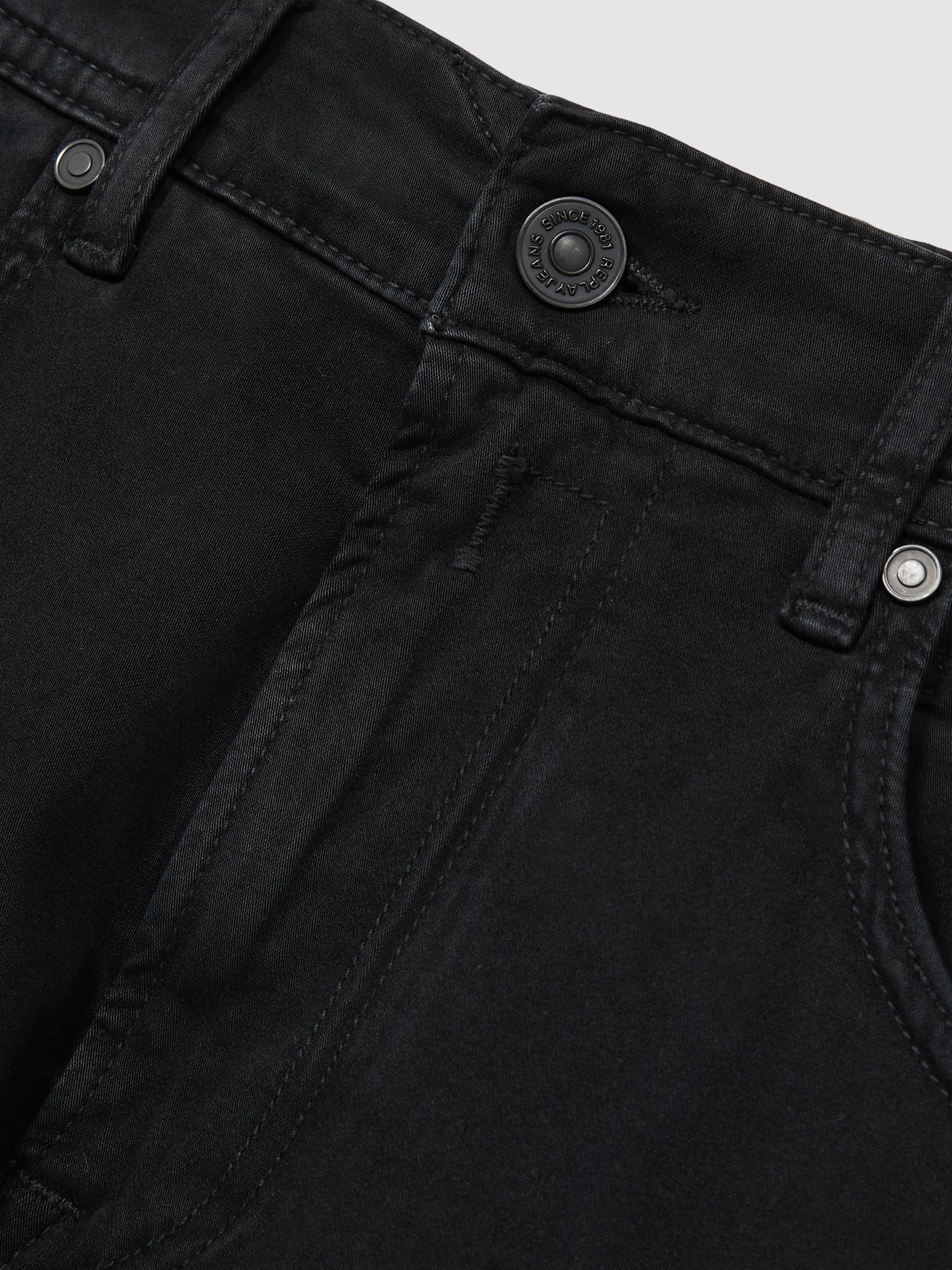 Replay Straight-Leg Jeans in Black