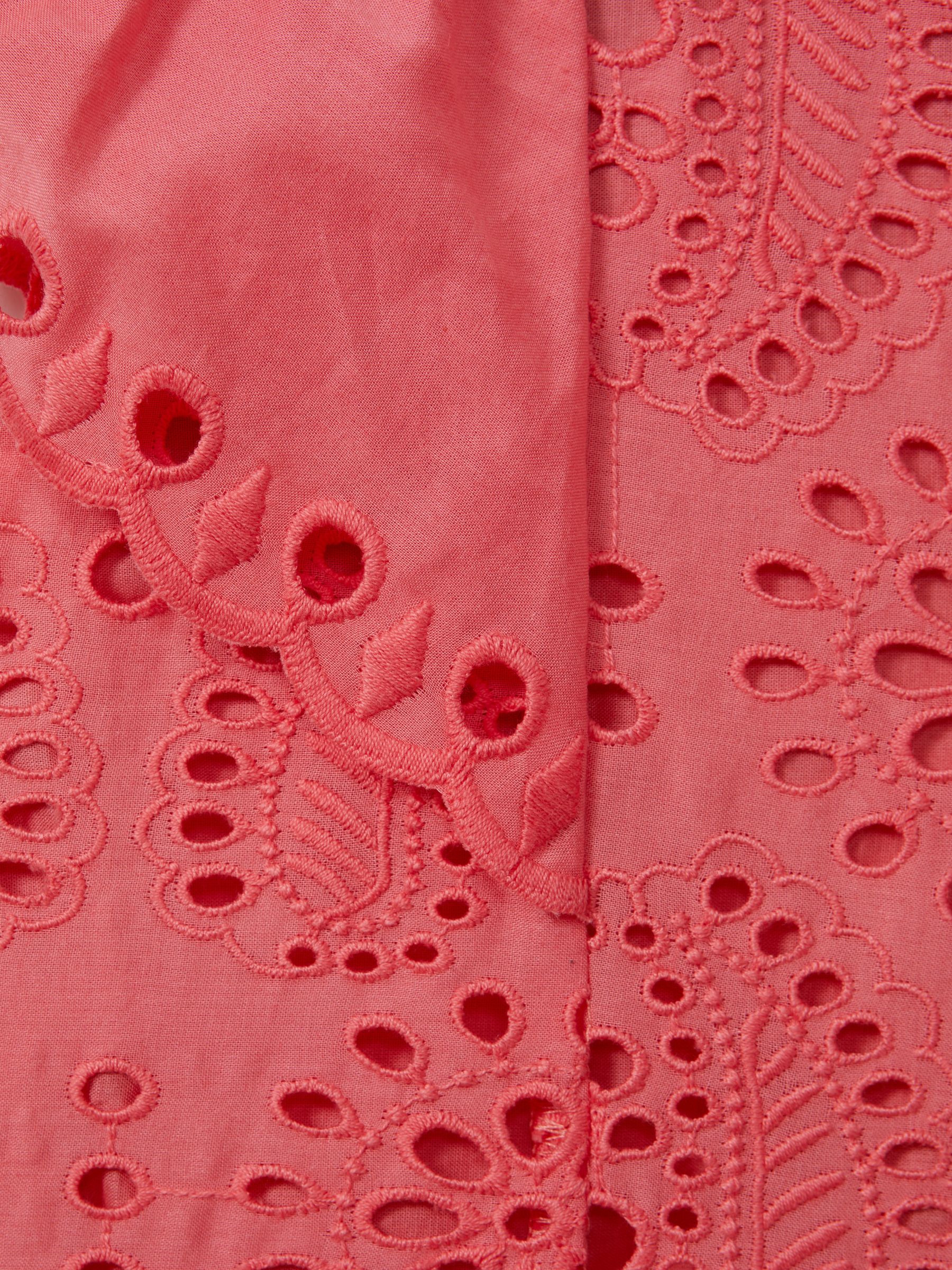 4-9 yrs Cotton Broderie Dress in Pink