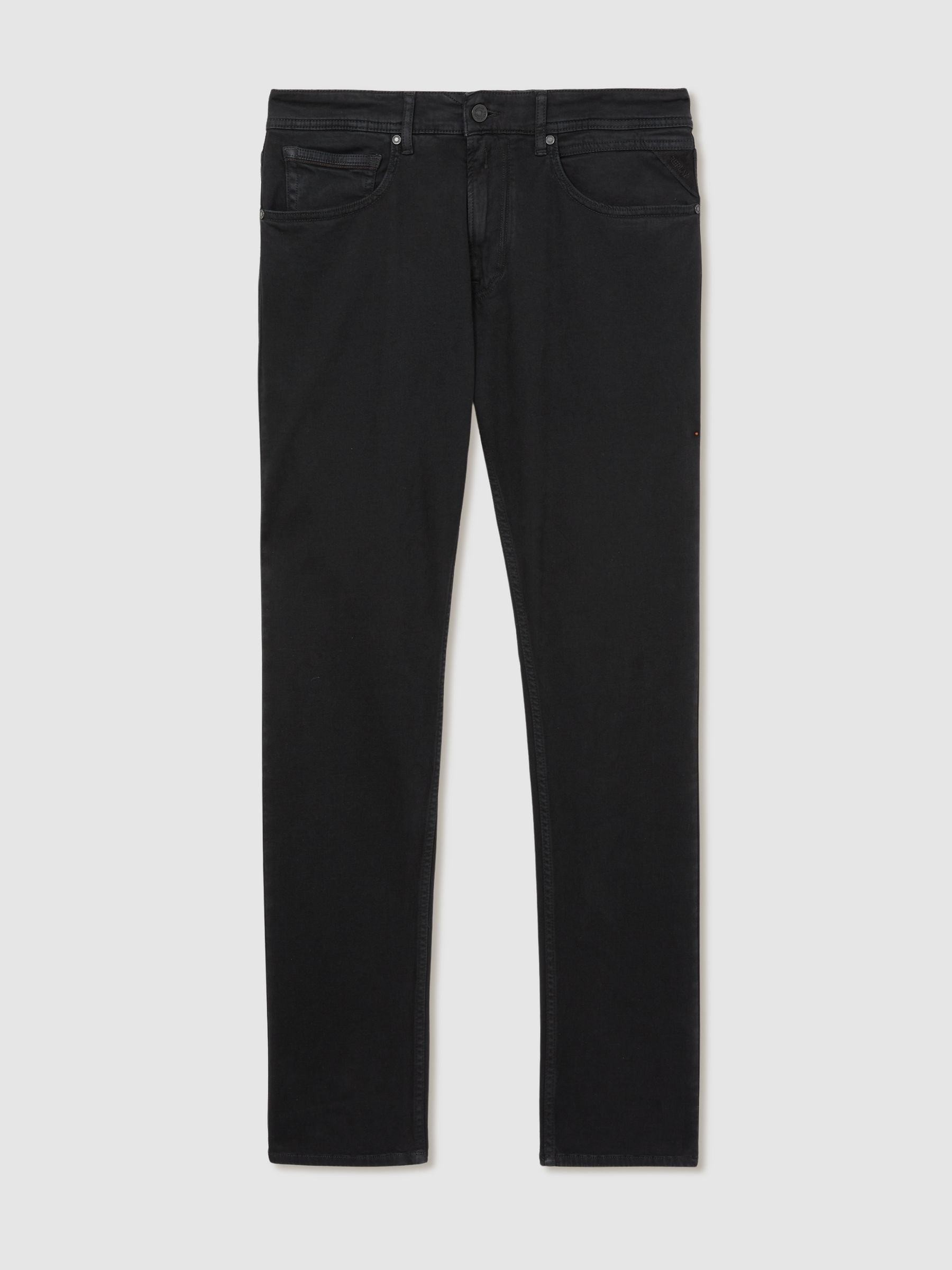 Replay Straight-Leg Jeans in Black