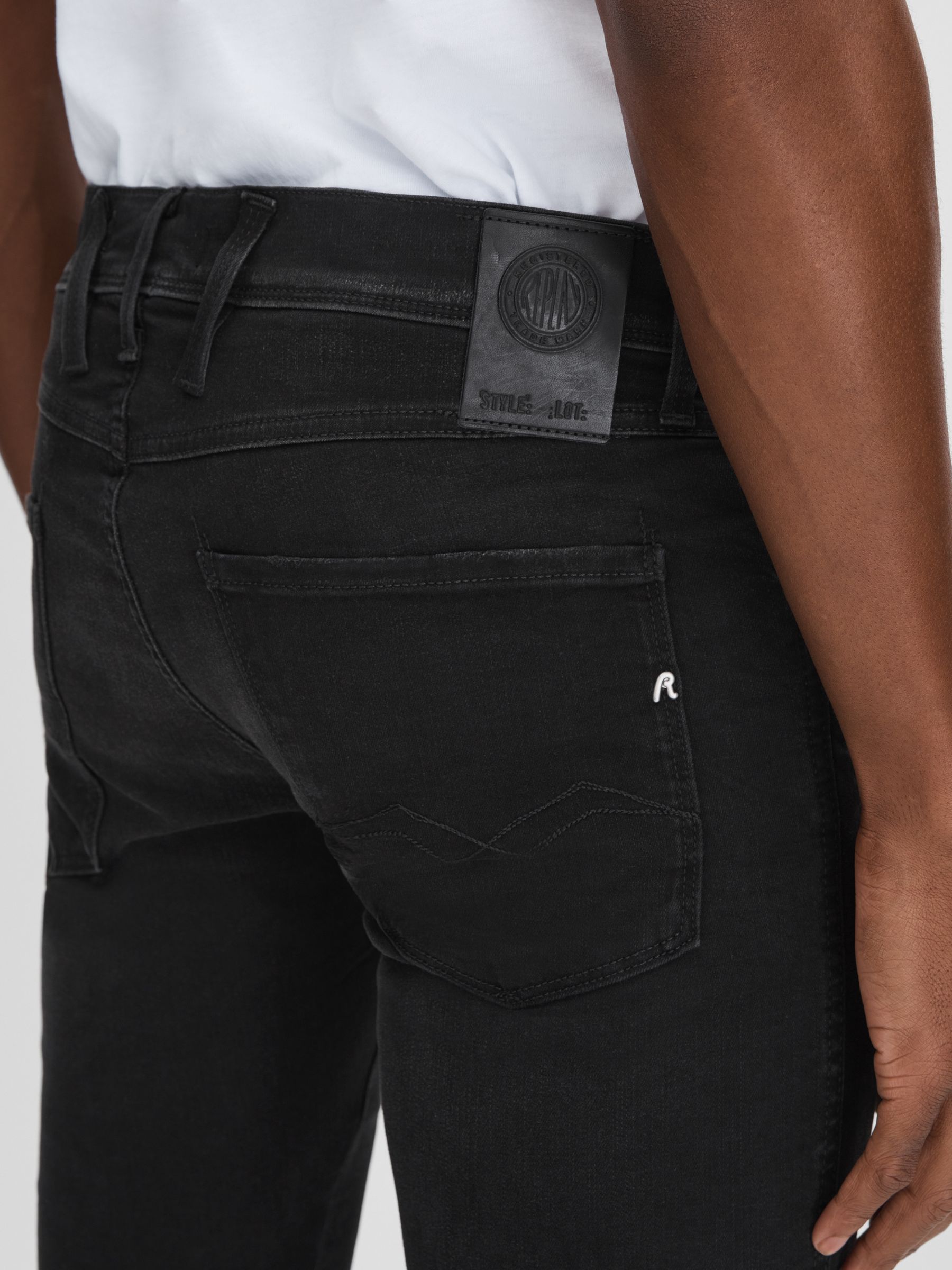 Replay Slim Fit Jeans in Black