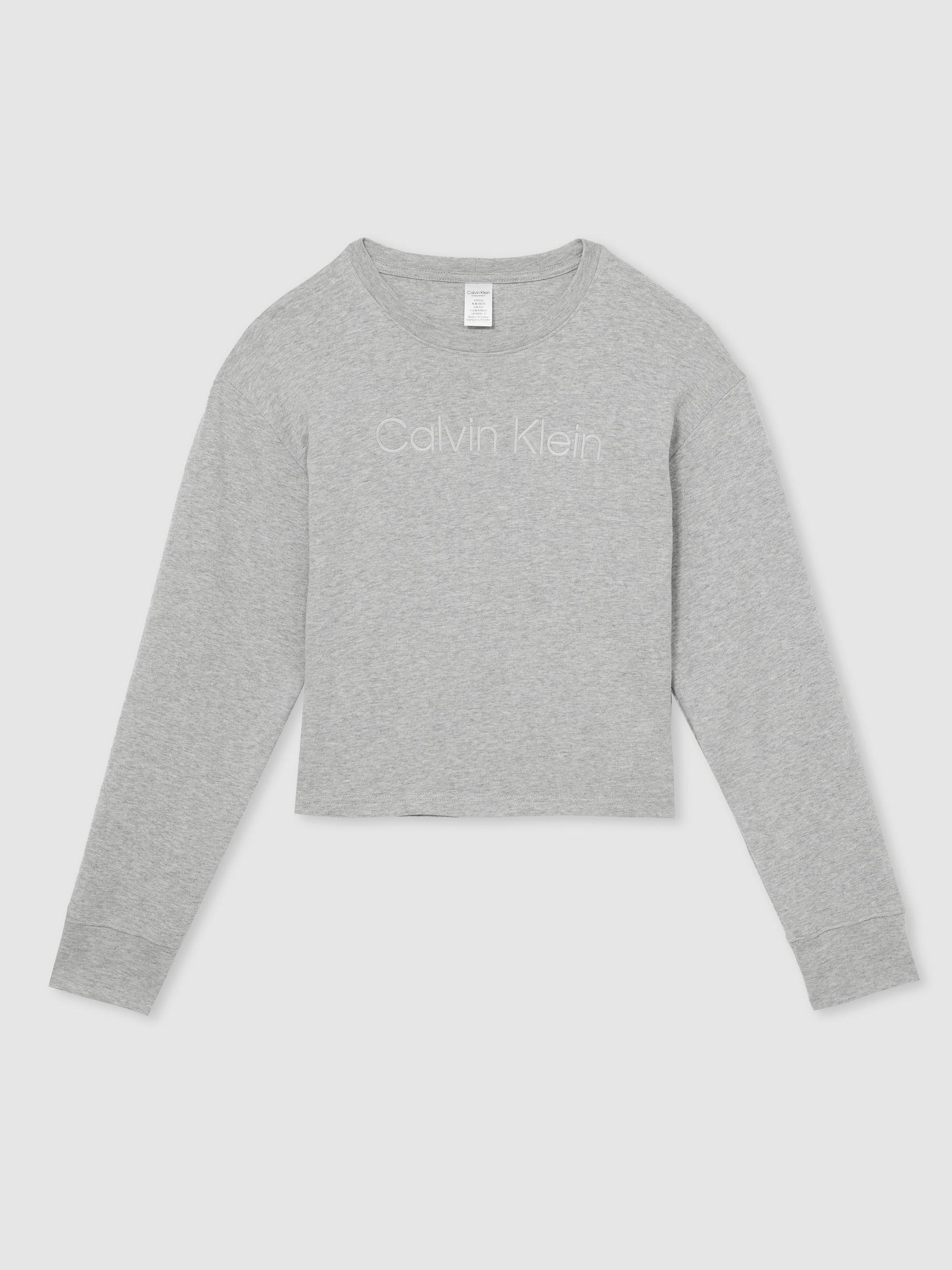 Relaxed Logo Sweatshirt in Heather Grey