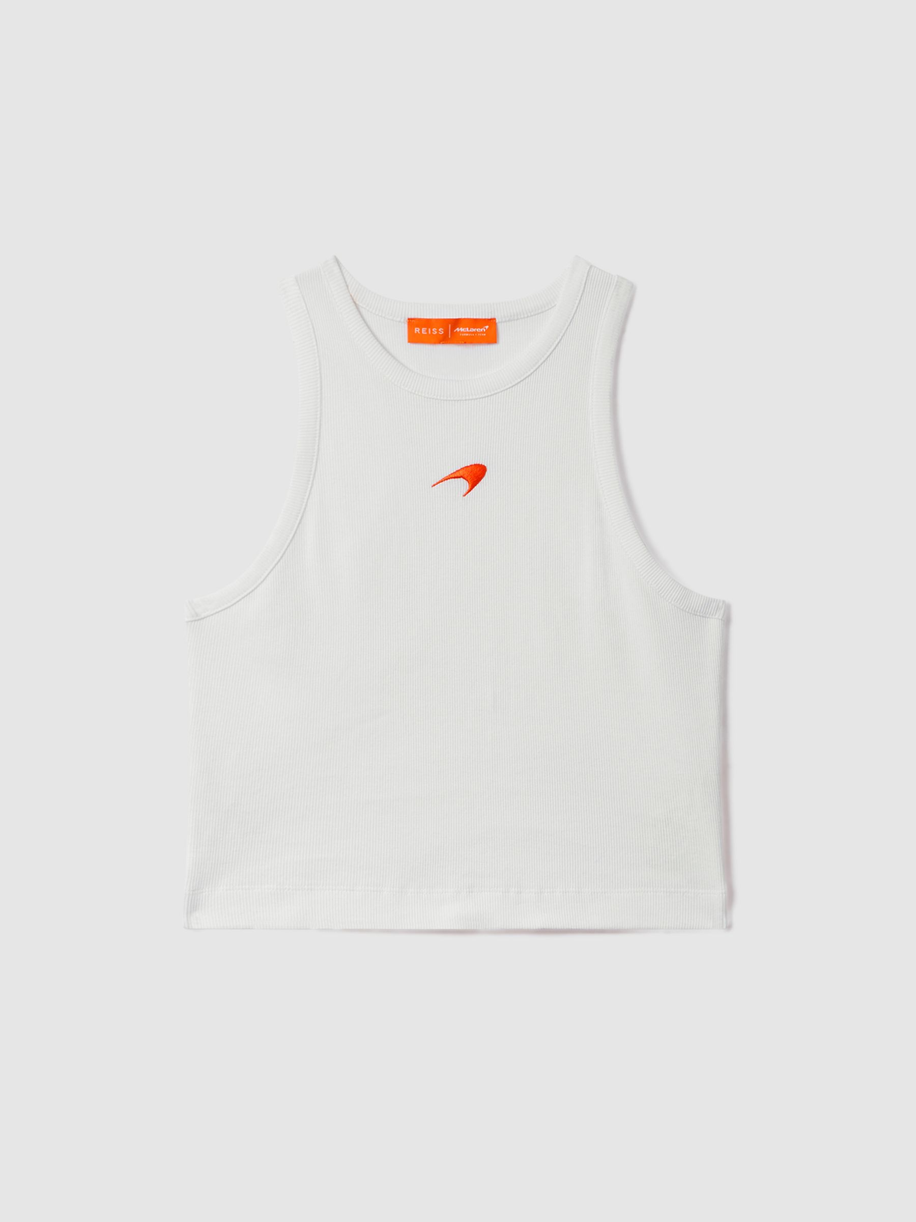 McLaren F1 Team Cotton Logo Vest in White