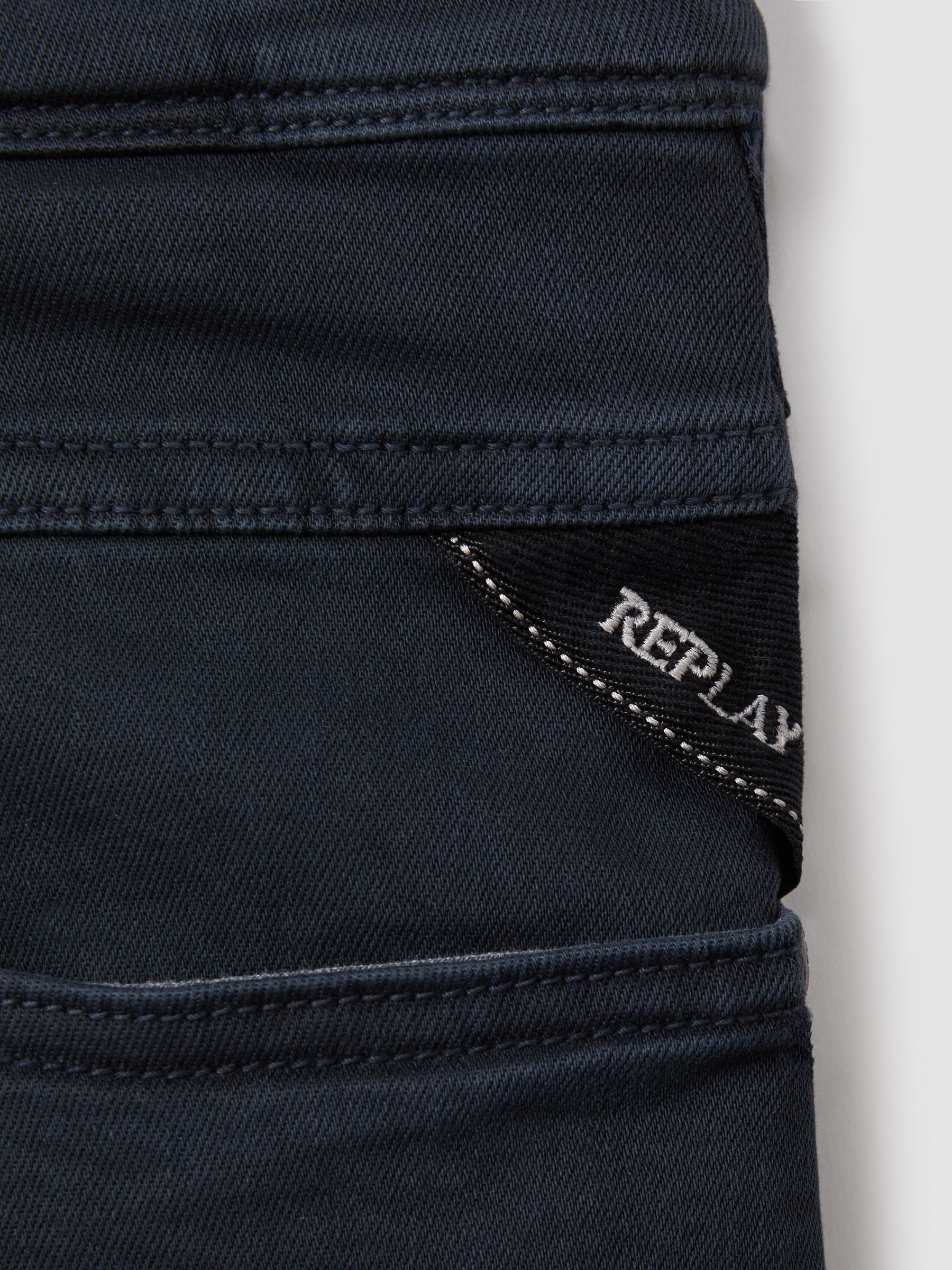 Slim Fit Garment Dyed Jeans in Blue