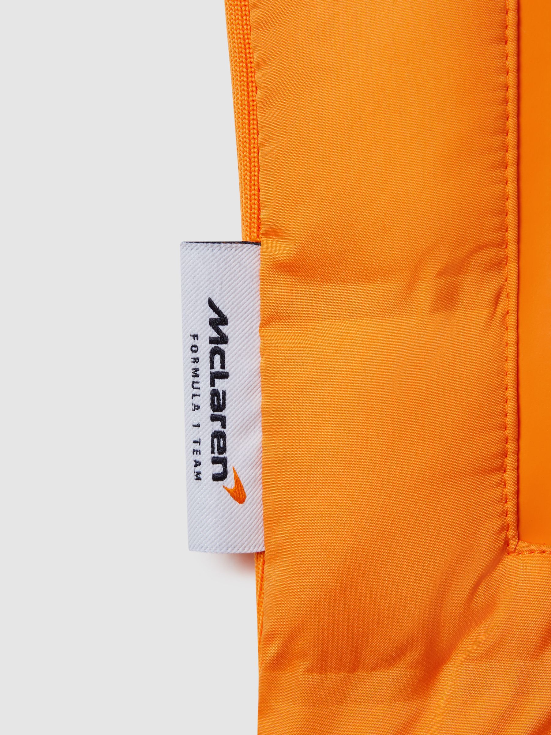 McLaren F1 Hybrid Quilt and Knit Gilet in Papaya