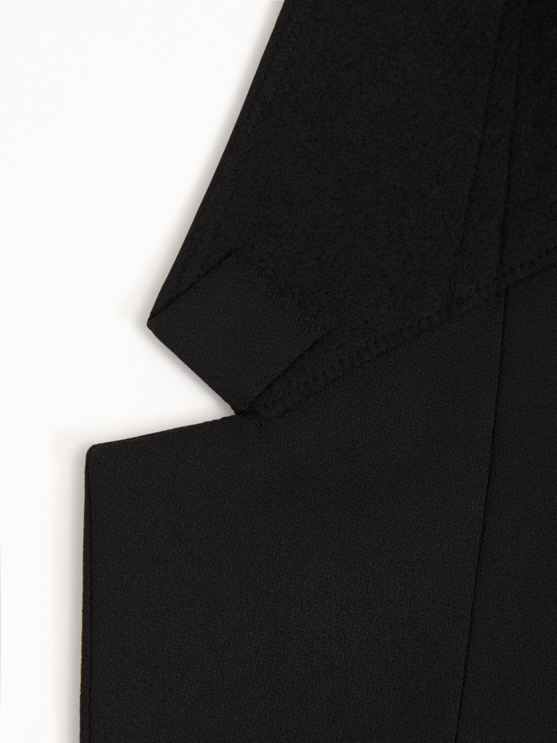 Single Breasted Suit Blazer in Black