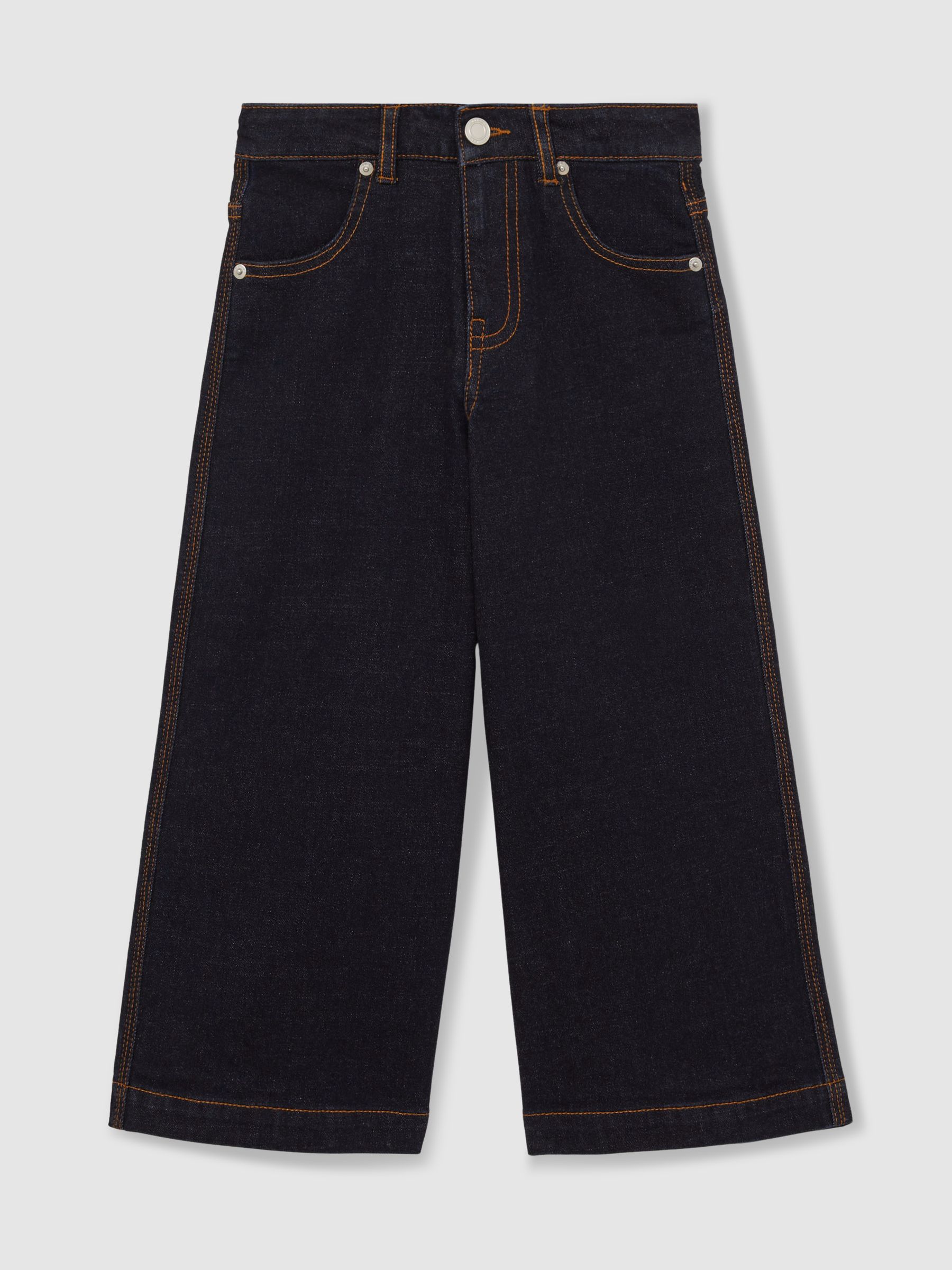 9-13 yrs Wide-Leg Jeans in Indigo