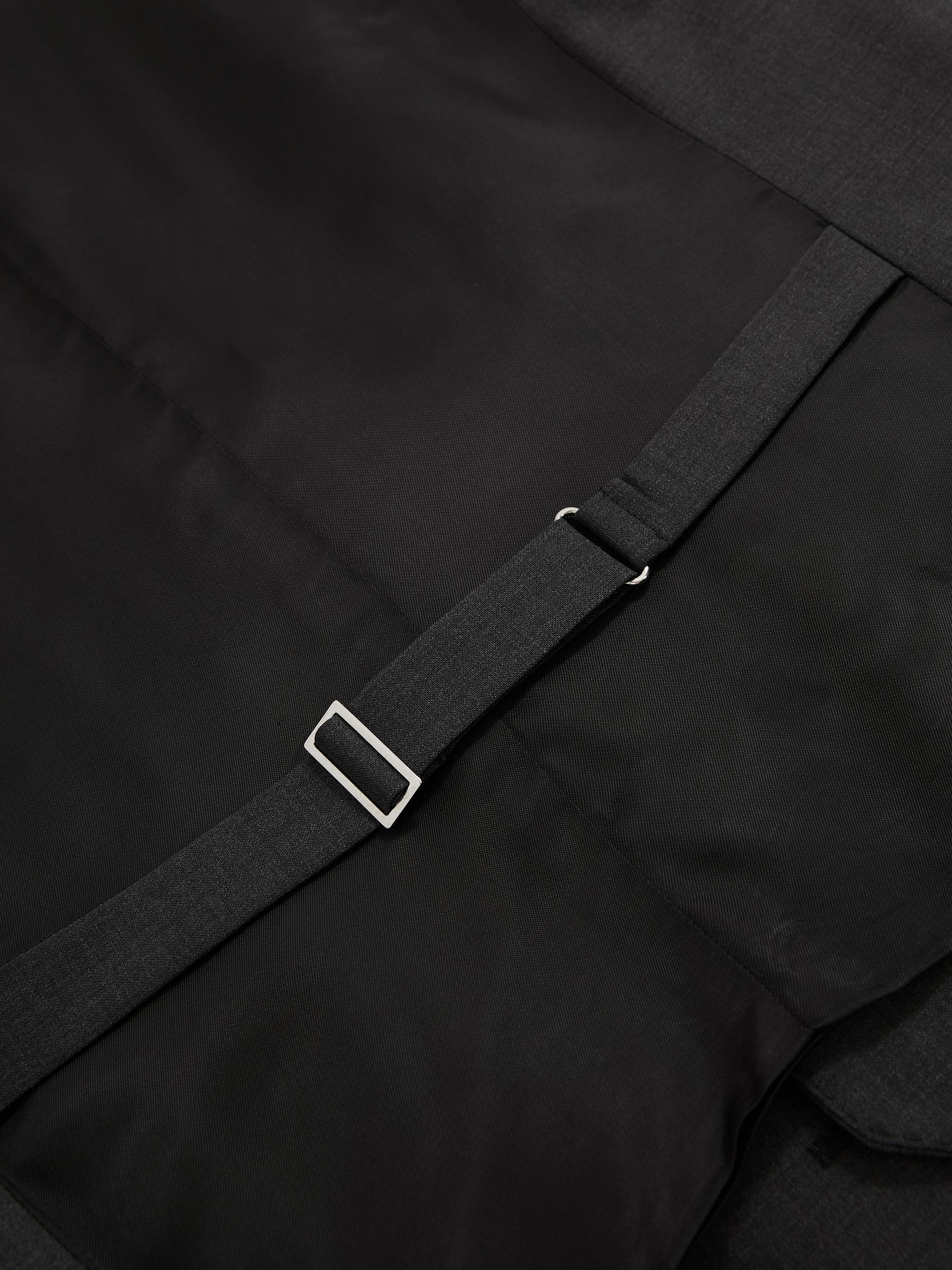 Wool-Blend Slim-Fit Waistcoat in Grey