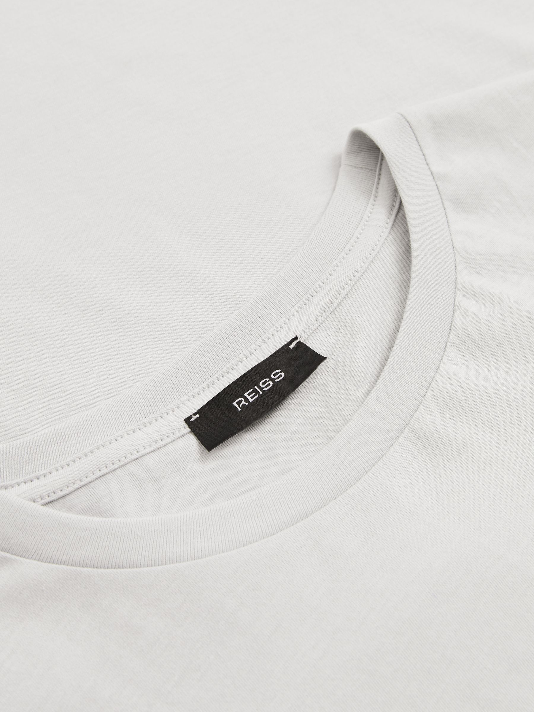 Crew Neck T-Shirt in Mint Blue