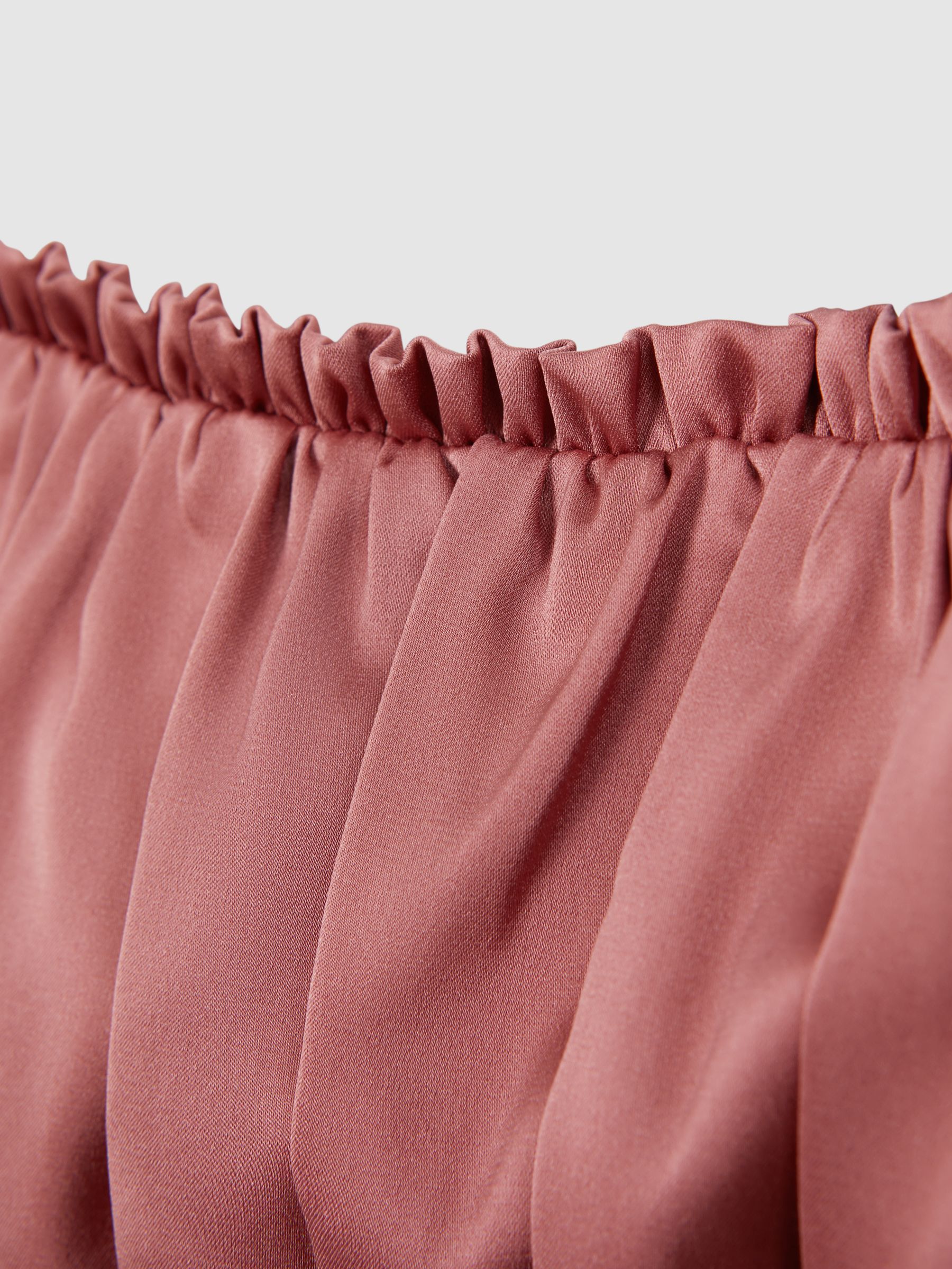 Paige Ruched Maxi Dress in Dusk Pink