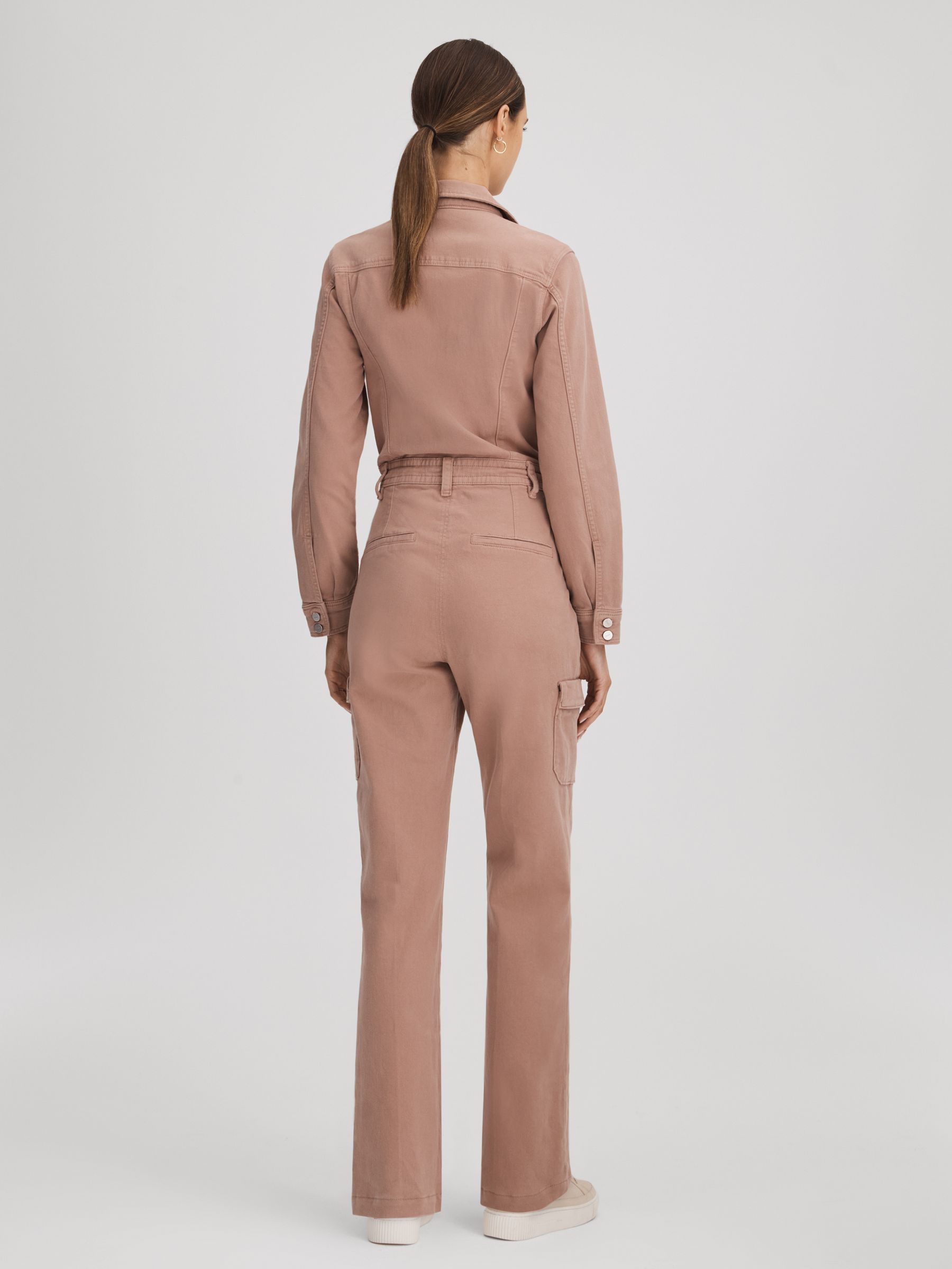 Paige Denim Jumpsuit in Mauve