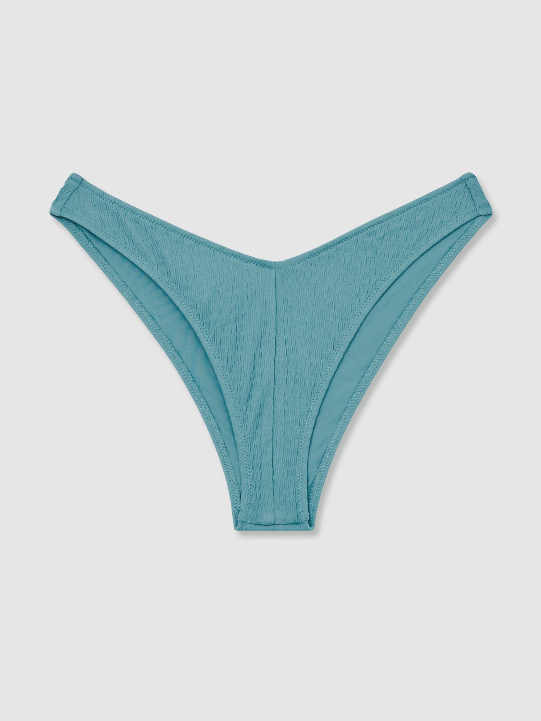Calvin Klein Crinkle Bikini Bottoms in Blue
