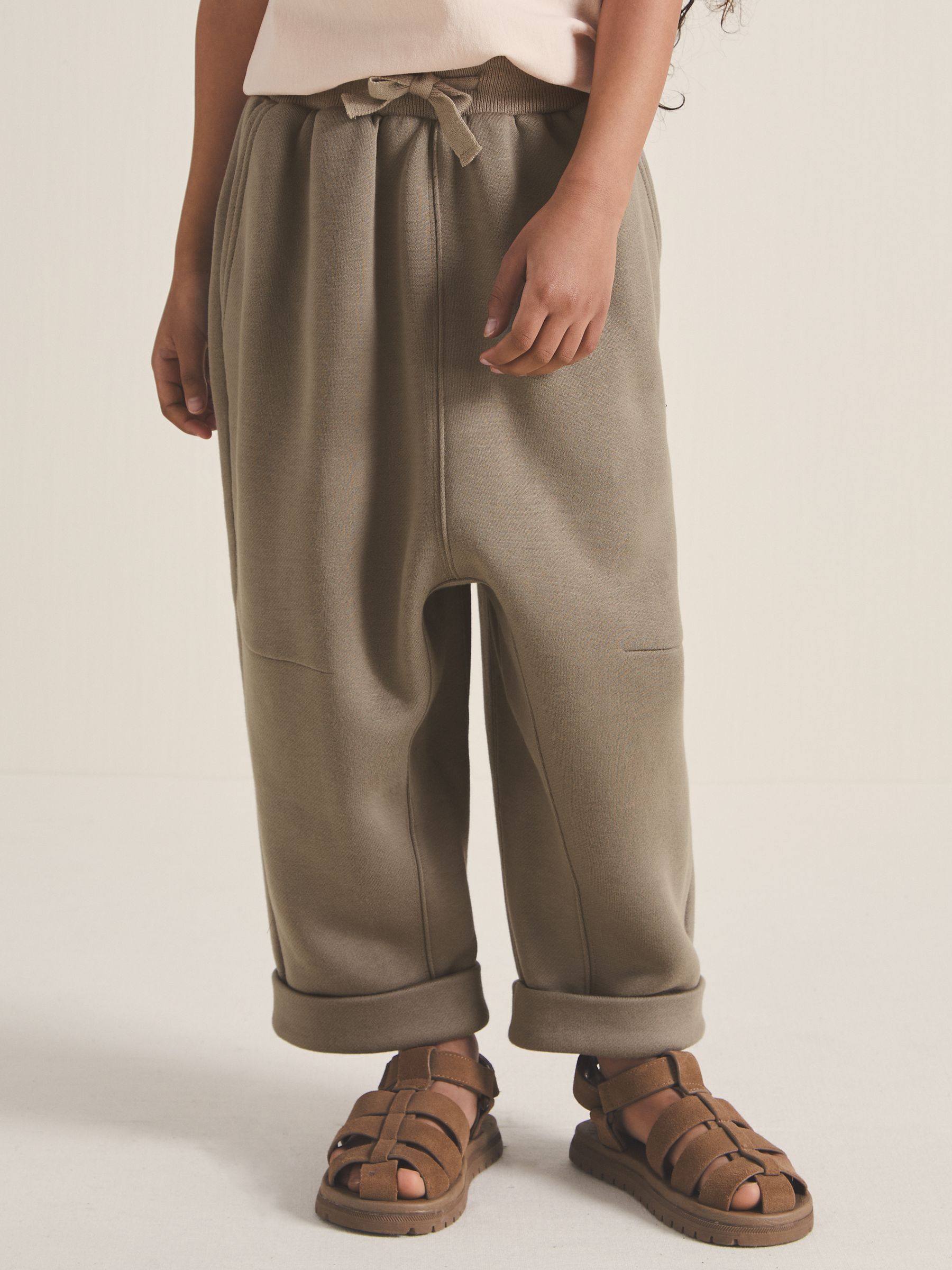 13-14 yrs Reiss | Les 100 Ciels Jersey Joggers in Mink