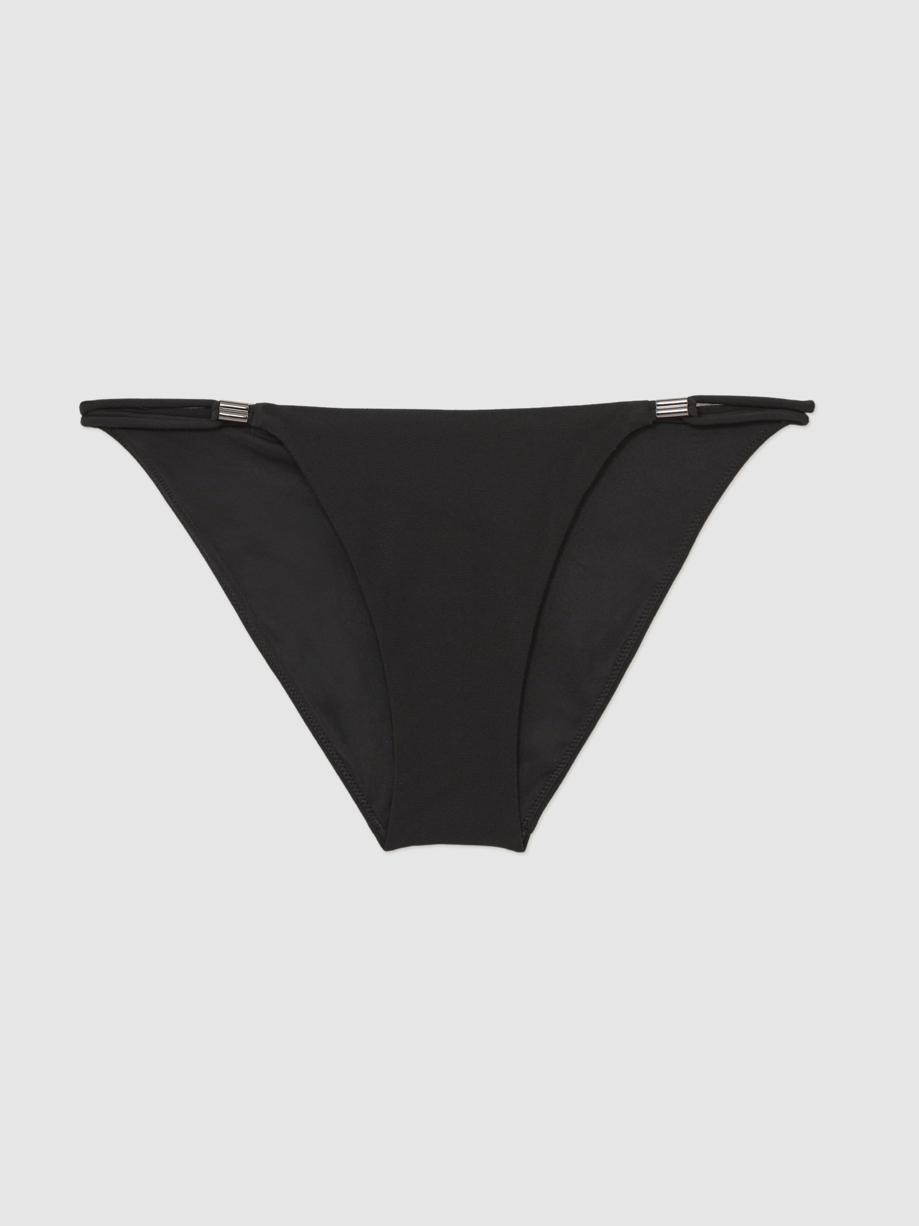 String Bikini Bottoms in Black